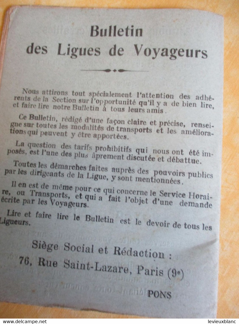 Chemin de fer/Paris St Lazare à Cormeilles et Versailles /Autobus de Taverny à Versailles/Horaire Hiver 1938-39   TRA66