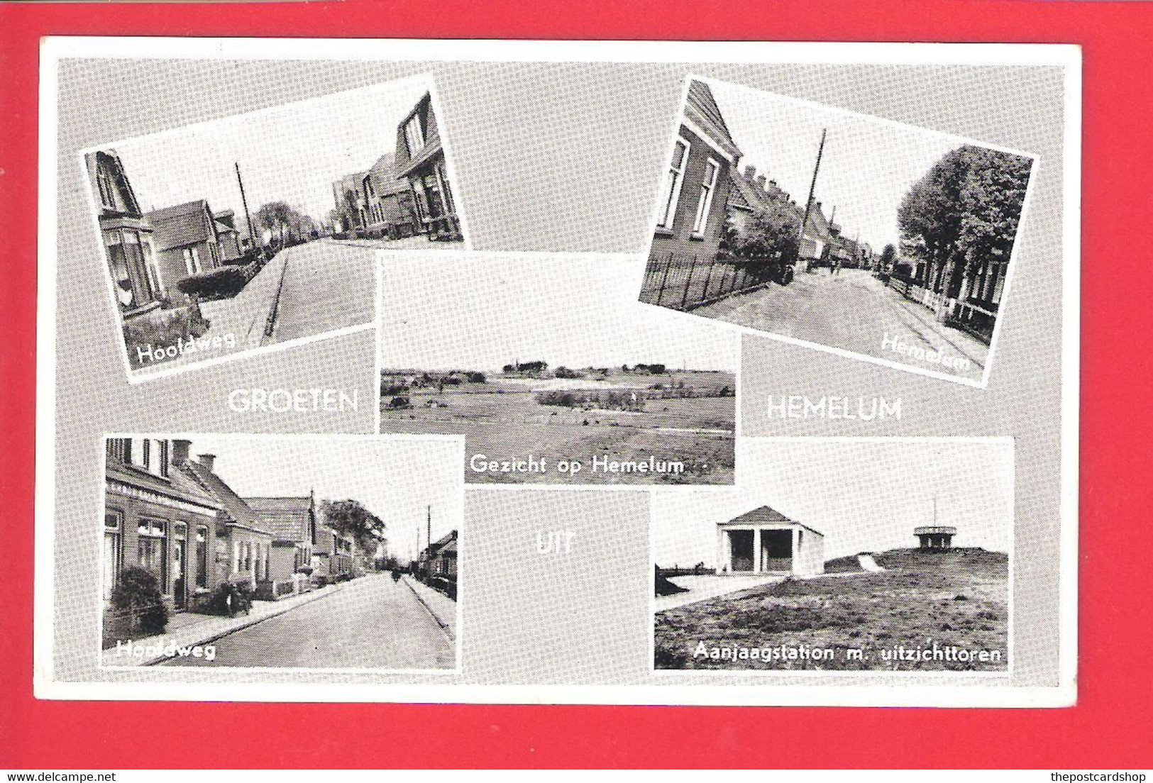 Groeten Huit Hemelum Súdwest Fryslân Friesland Niederlande Used Stamp Removed - Andere & Zonder Classificatie