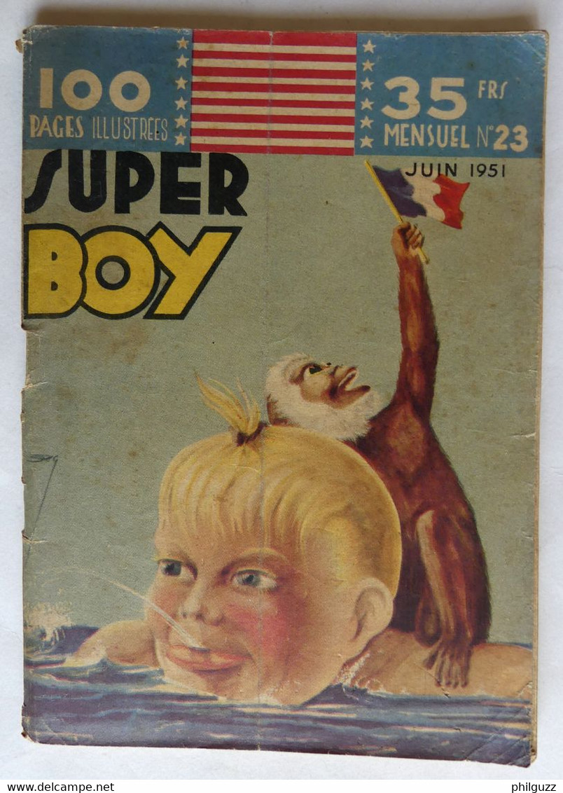 PF Petit Format SUPER BOY N°23 IMPERIA 1951 - Superboy