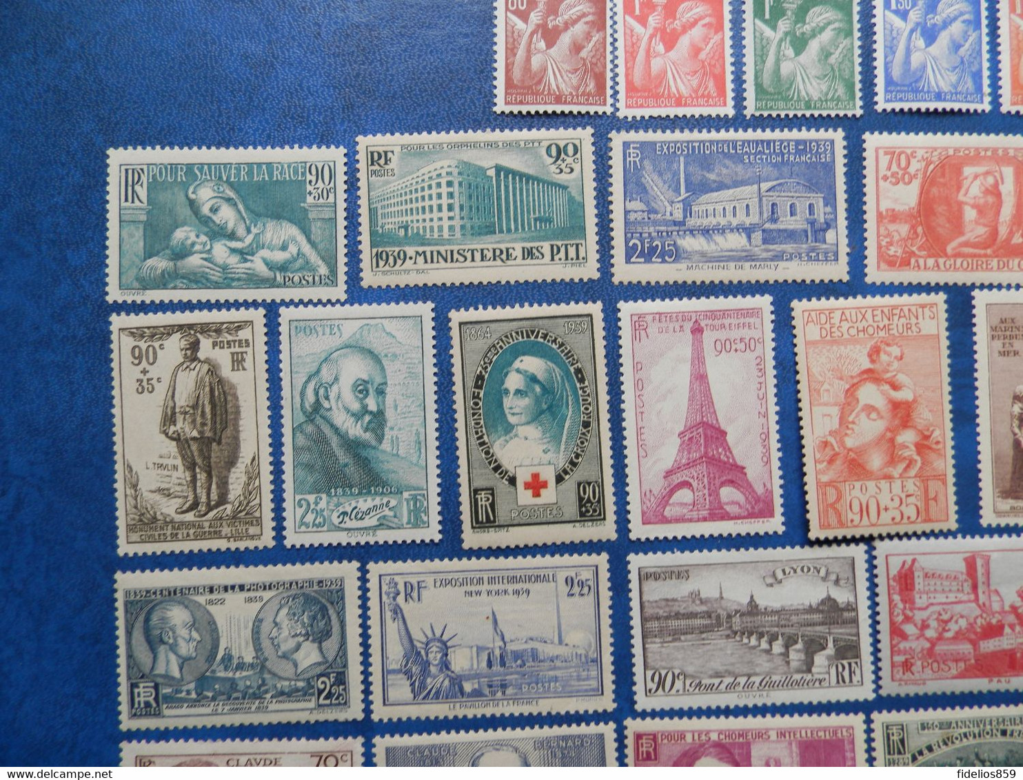 FRANCE ANNEE COMPLETE 1939 SOIT 32 TIMBRES NEUFS TRACE 1ER CHOIX (voir Détail Et Photos) - ....-1939