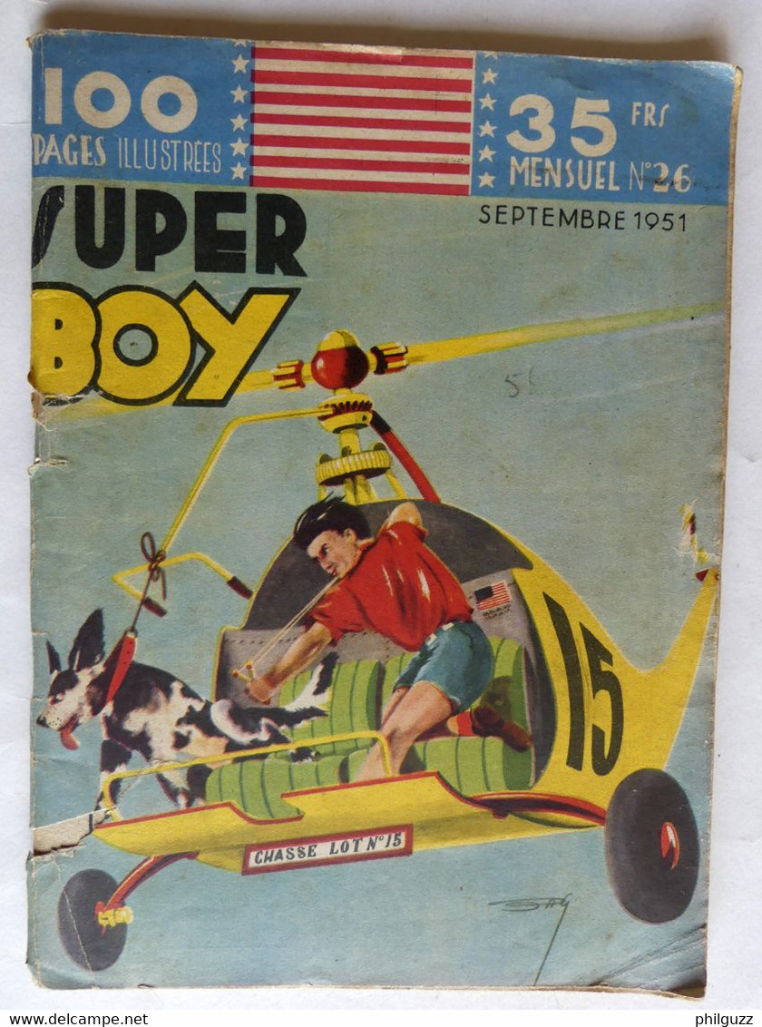 PF Petit Format SUPER BOY N°26 IMPERIA 1951 - Superboy