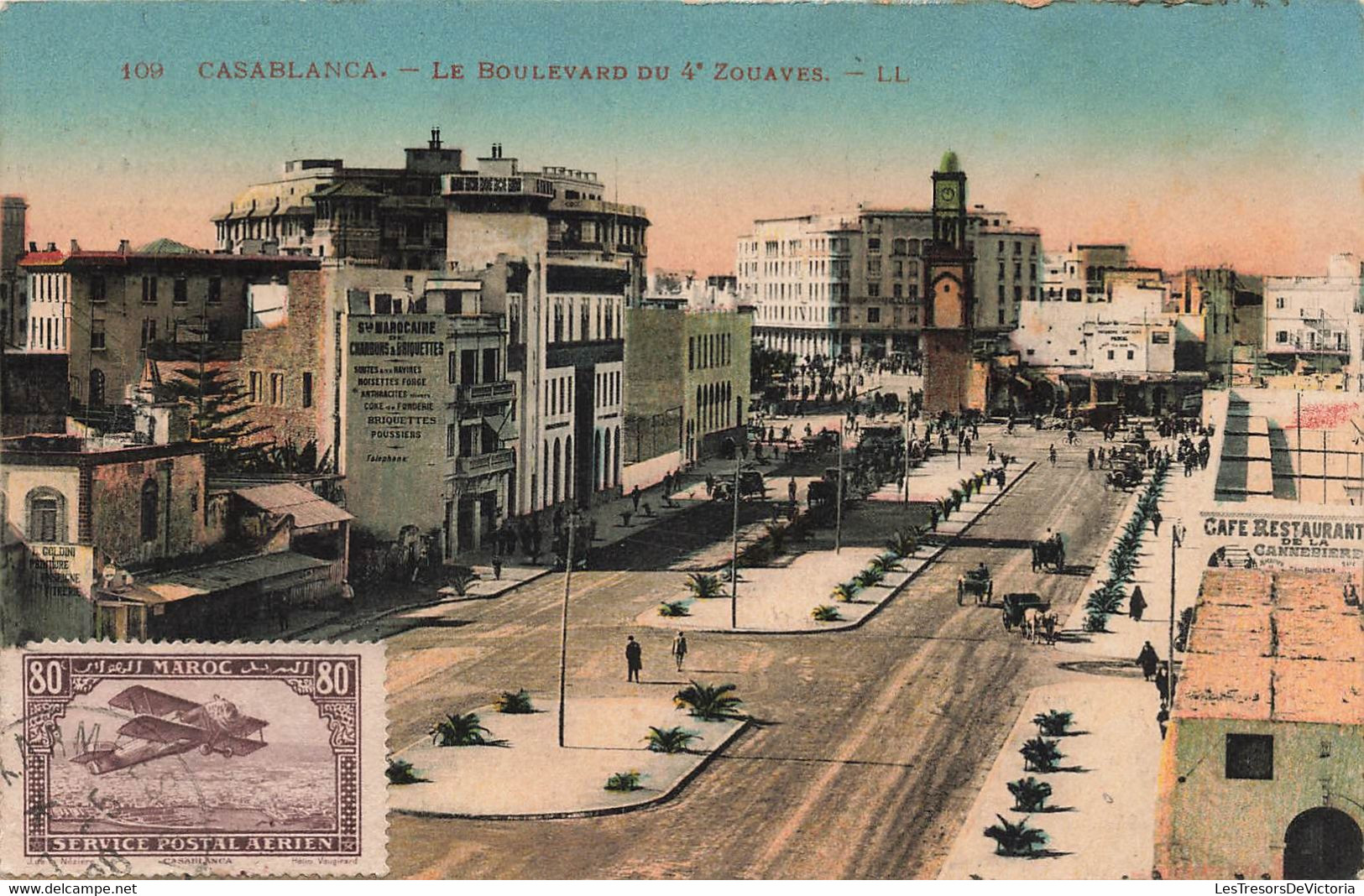 CPA Casablanca - Le Boulevard Du 4 E Zouaves - - Casablanca