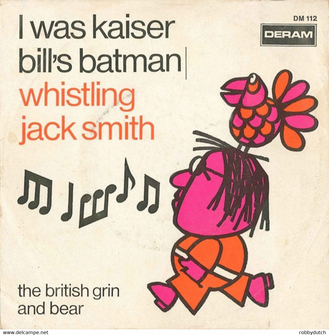 * 7" *  WHISTLING JACK SMITH - I WAS KAISER BILL'S BATMAN (Holland 1967) - Instrumental