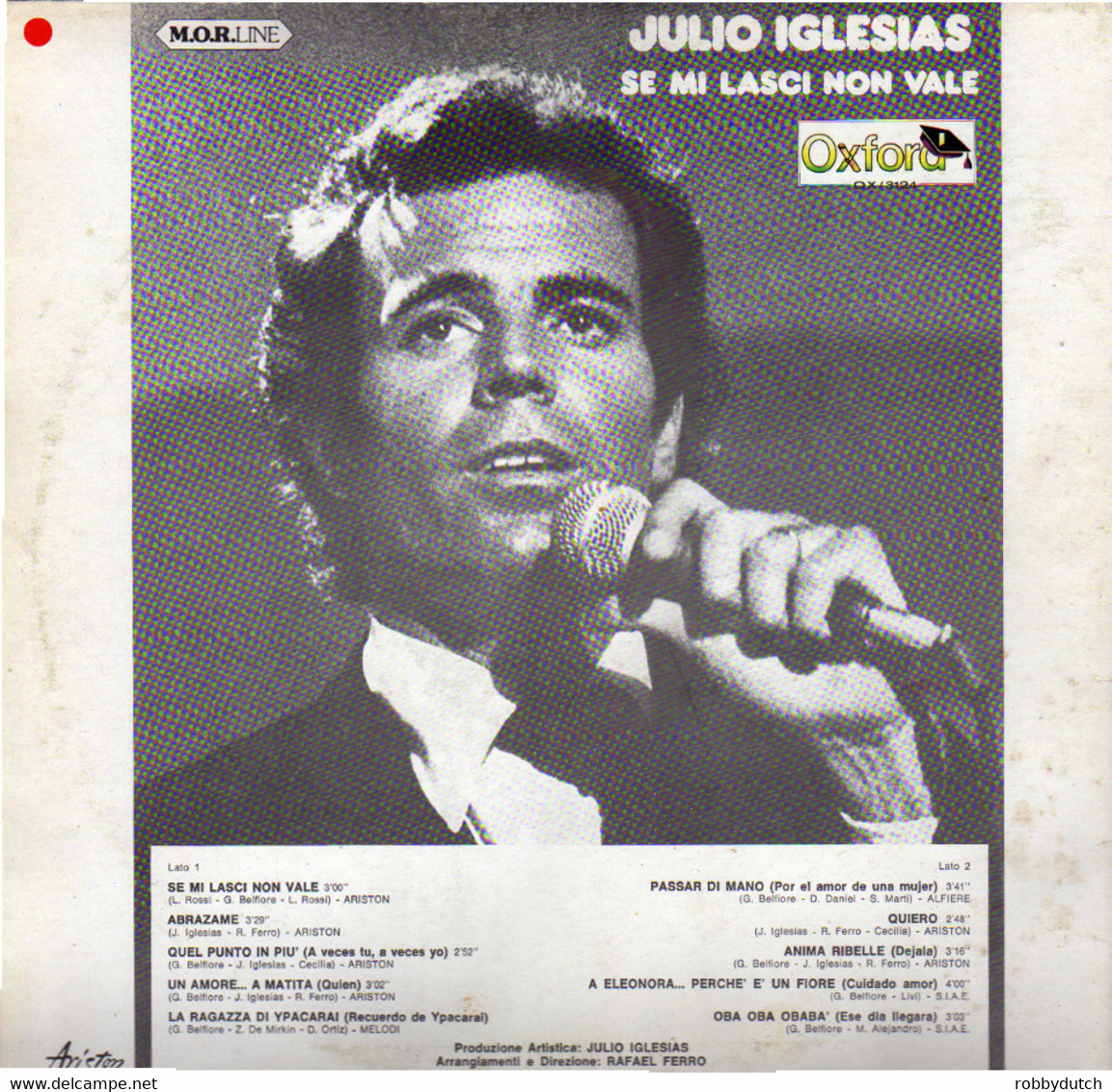 * LP *  JULIO IGLESIAS - SE MI LASCI NON VALE (Italy 1976 EX!!) - Otros - Canción Española