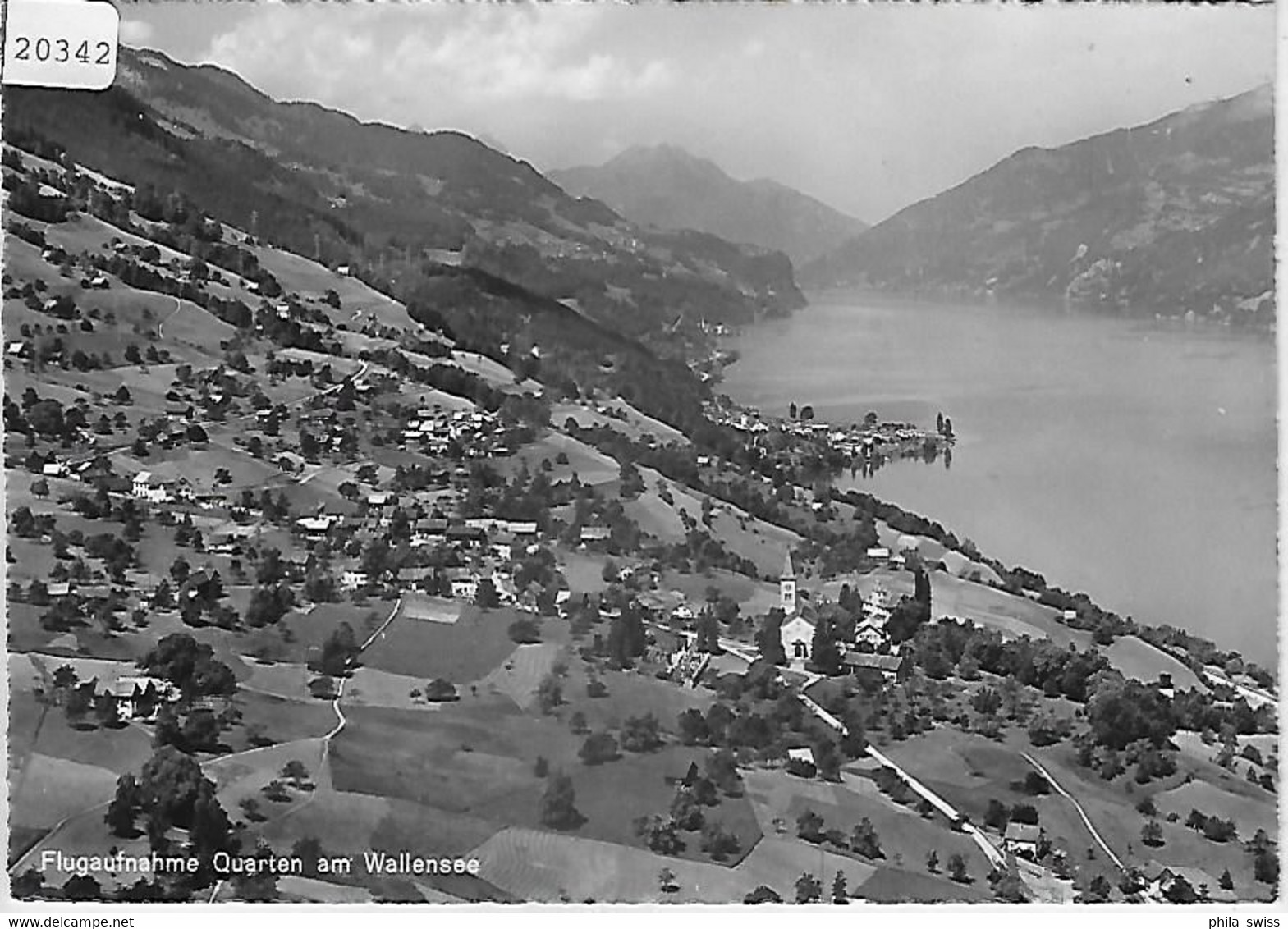 Flugaufnahme Quarten Am Walensee - Quarten