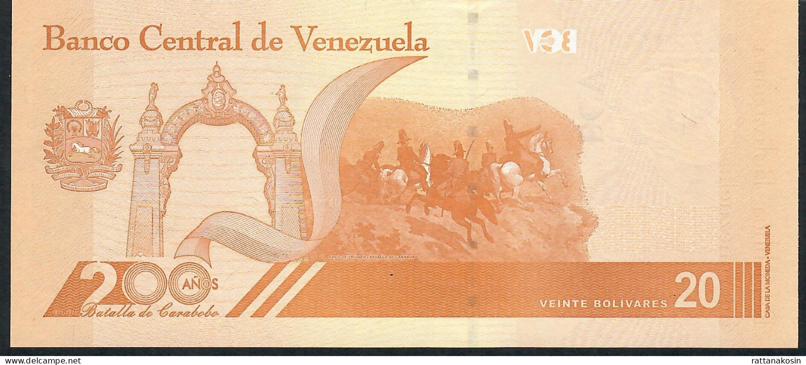 VENEZUELA NLP 20 BOLIVARES 29.4.2021  #A        UNC. - Venezuela