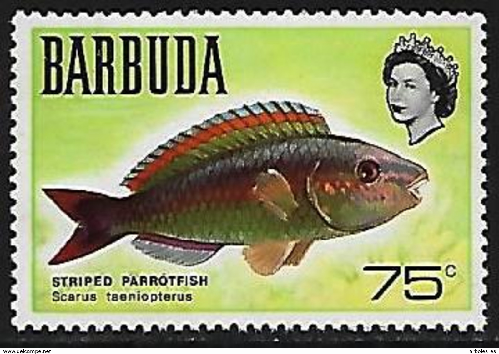 BARBUDA - SERIE BASICA - AÑO 1968 - Nº CATALOGO YVERT 0024 - NUEVOS - Barbuda (...-1981)