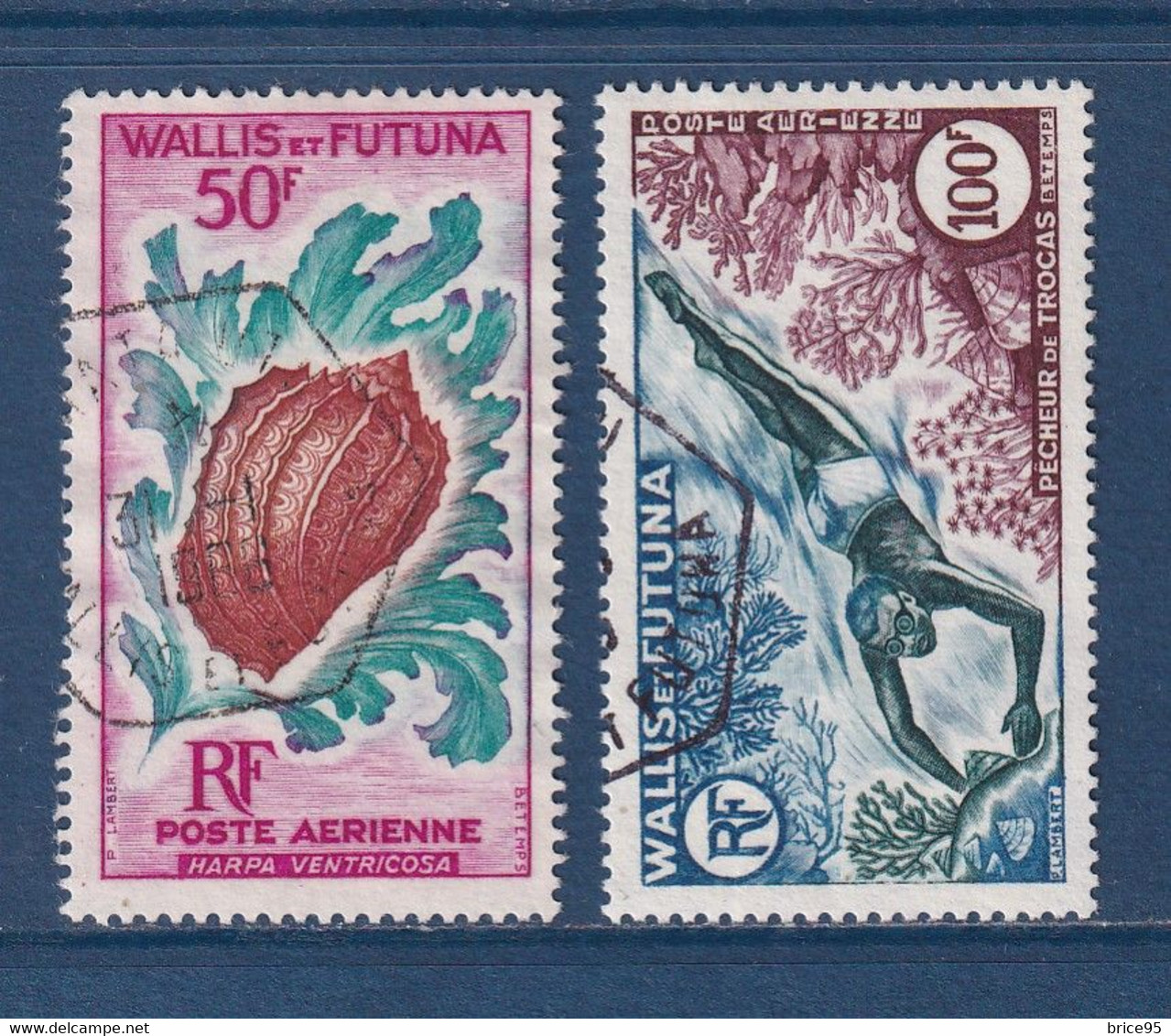 ⭐ Wallis Et Futuna - YT PA N° 18 Et 19 - Oblitéré - Poste Aérienne - 1962 à 1963 ⭐ - Oblitérés