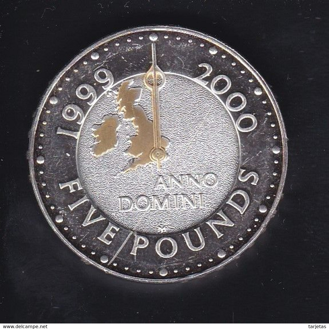 MONEDA DE PLATA DE GRAN BRETAÑA DE 5 POUNDS DEL AÑO 2000 - LA DE LA FOTO (SILVER,ARGENT) - 5 Pond