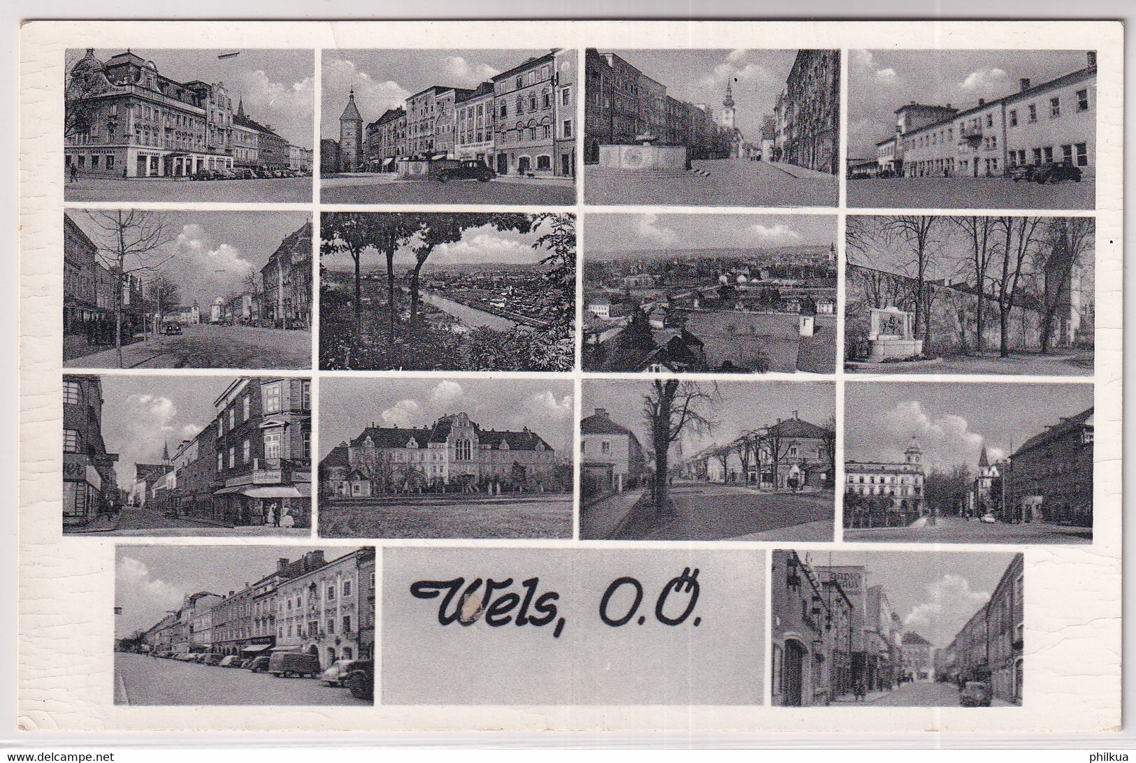 Wels - Oberösterreich - Mehrbildkarte - Wels