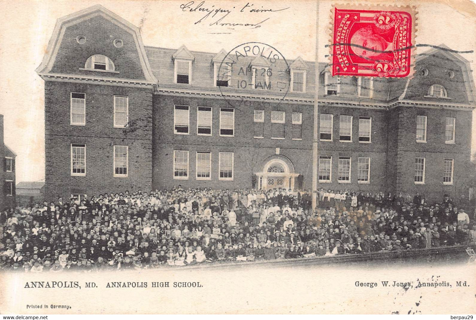 ANNAPOLIS  High School  - In 1906 - ( Animation ) - Annapolis