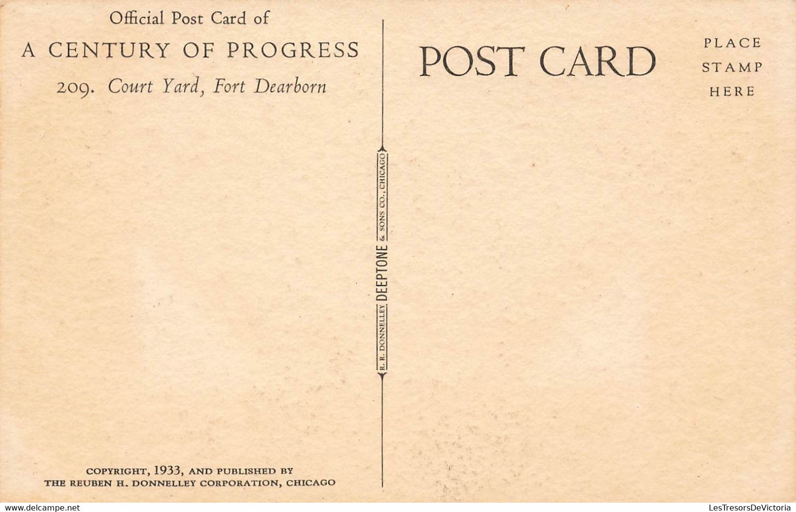 Lot De 4 CPA A Century Of Progress - Progres - Electrical Group - Chinese Temple - Lincoln's Indiana Home - History