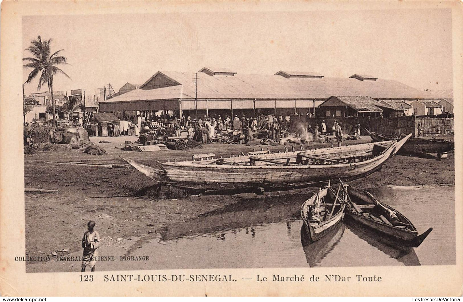 CPA Saint Louis Du Senegal - Le Marche De N'dar Toute - Collection Générale Etienne Lagrange - Senegal