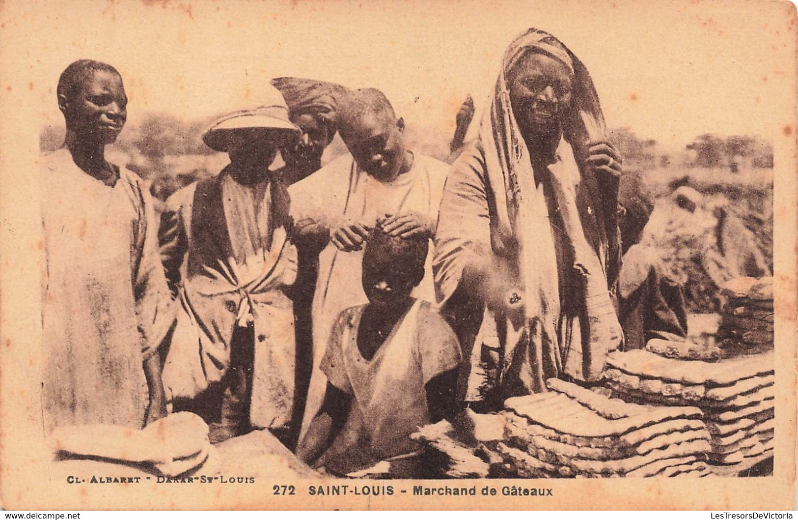 CPA Saint Louis Du Senegal - Marchand De Gateaux - - Senegal