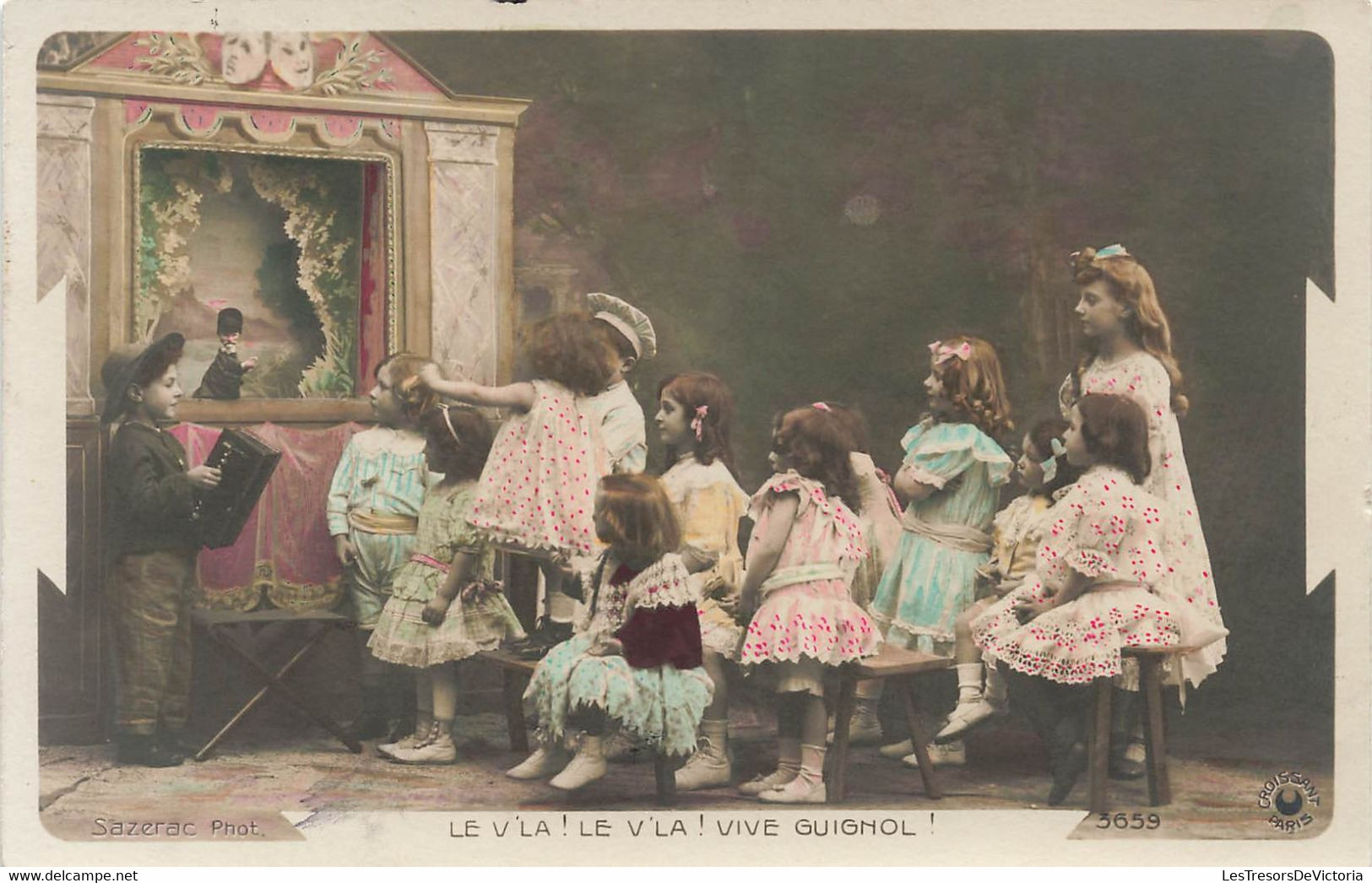 CPA Spectacle - Theatre - Vive Guignol - Marionnette - Théâtre