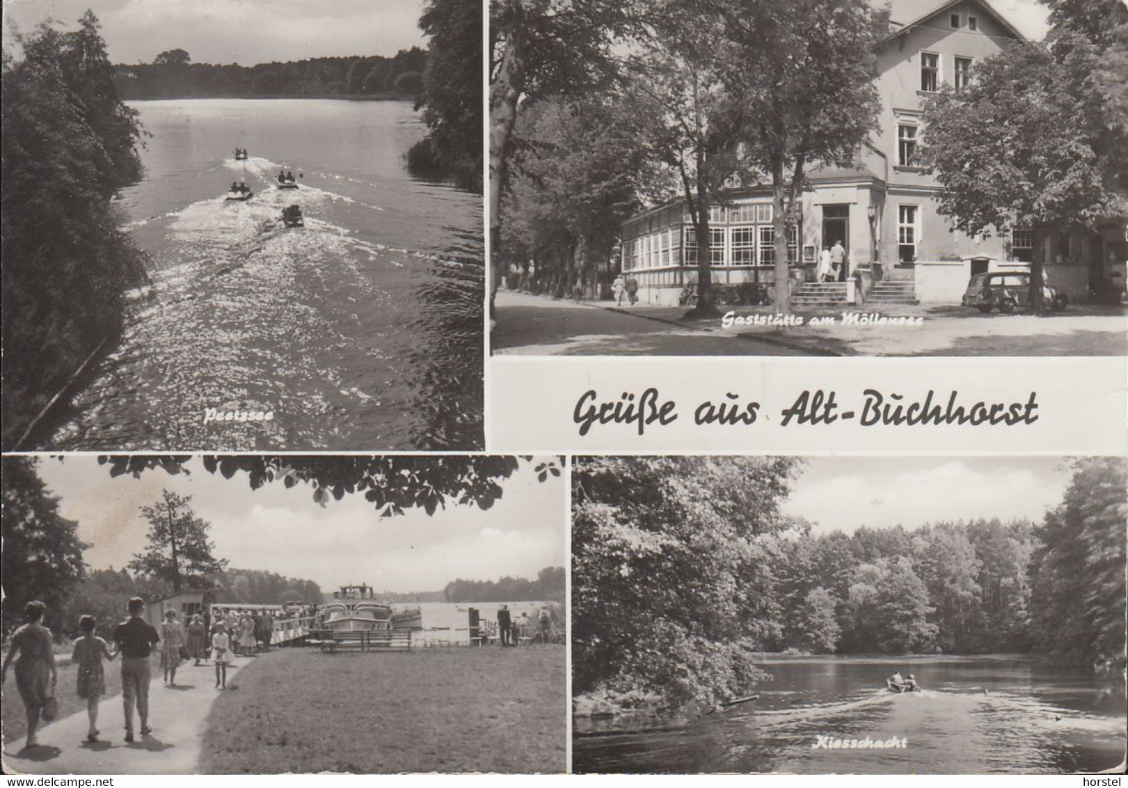 D-15537 Grünheide (Mark) - Ortsteil Alt-Buchhorst - Alte Ansichten - Gaststätte Am Möllensee - Nice Stamp - Grünheide