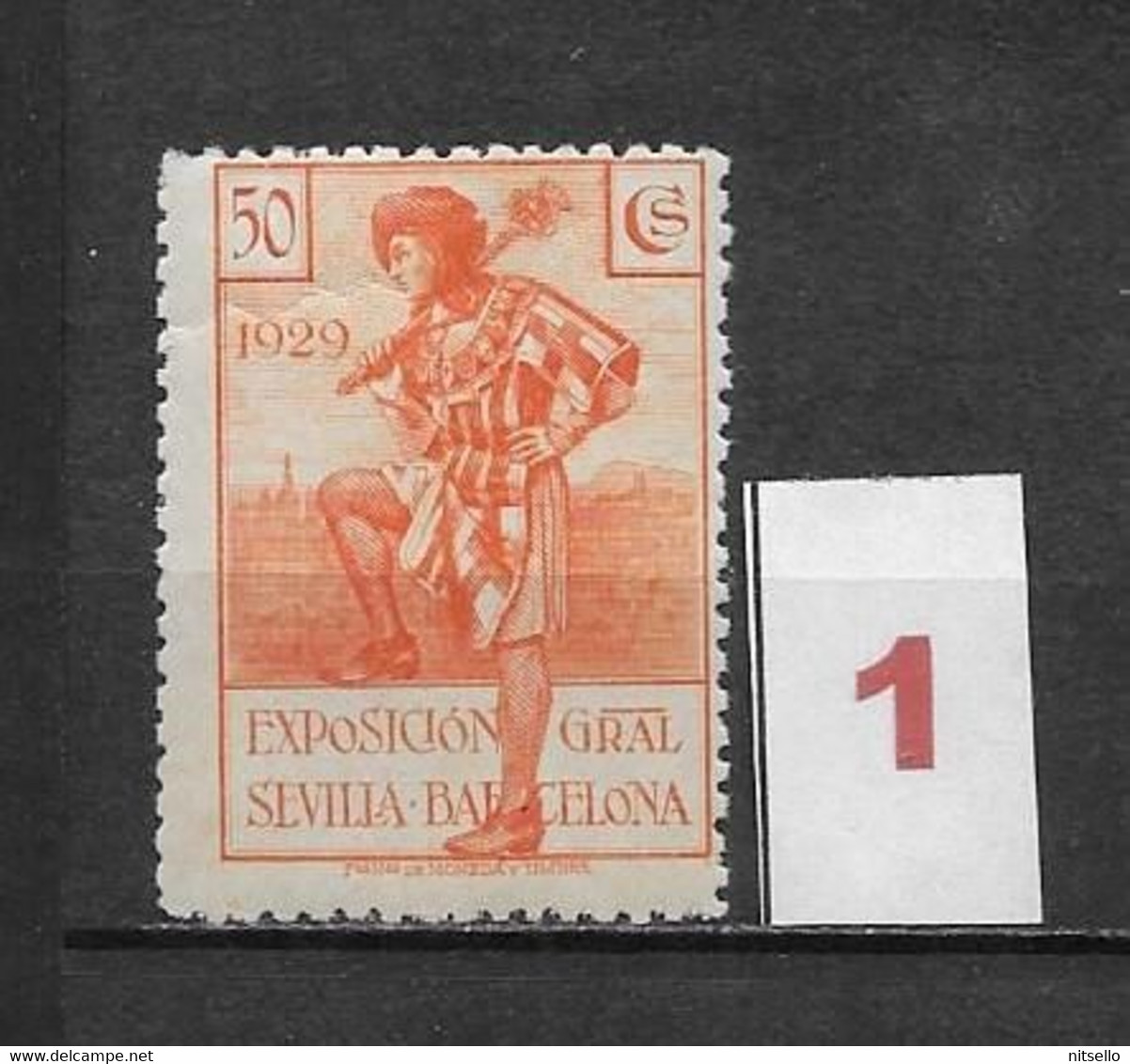 LOTE 2238 G /// (C020) ESPAÑA 1929  EDIFIL Nº: 443 **MNH CATAG/COTE: 9€  ¡¡¡ OFERTA - LIQUIDATION - JE LIQUIDE !!! - Nuevos