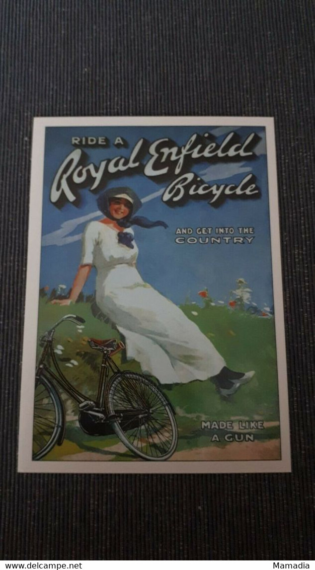 CARTE POSTALE PUBLICITE CYCLE VELO ROYAL ENFIELD BICYCLE - Other & Unclassified