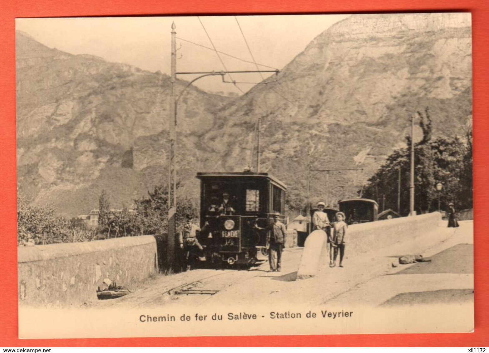 ZTZ-06 Reproduction Chemin De Fer Du Salève  Station De Veyrier  NC GF - Veyrier