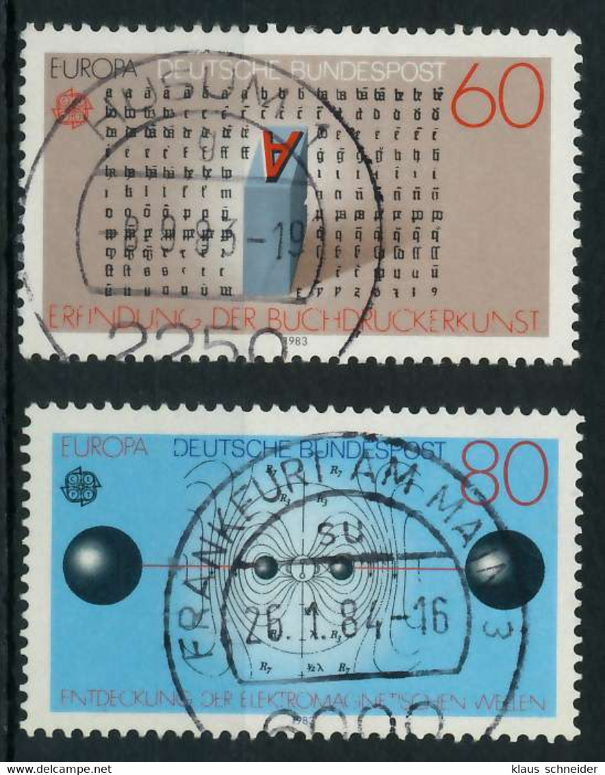 BRD 1983 Nr 1175-1176 Zentrisch Gestempelt X83059A - Gebruikt