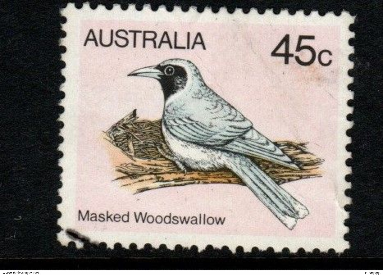 Australia ASC 769a 1980 Birds 45c WOODSWALLOW Perf 14 X 14.5, Used - Proofs & Reprints