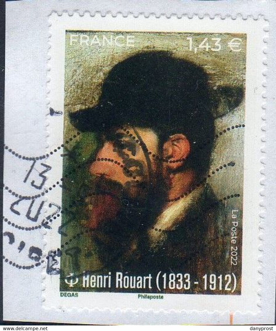 2022-Issu De BF - 1 Ex à 1.43 €  Oblitéré " HENRI ROUART - 1833.1912 - Peintre Impressioniste " - Used Stamps