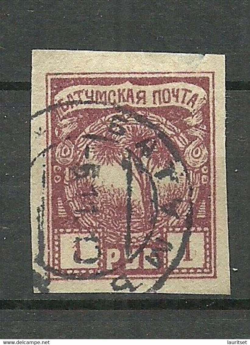 BATUM Batumi RUSSLAND RUSSIA 1919 Michel 4 O - 1919-20 Ocucpación Británica