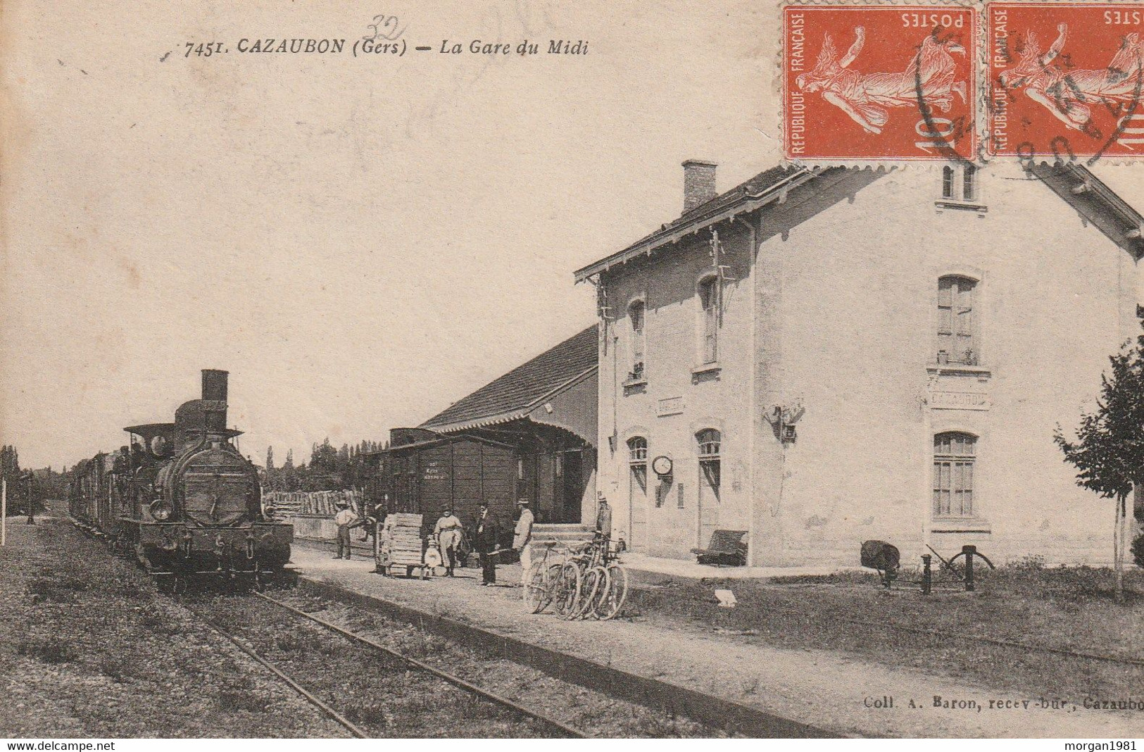 CAZAUBON.           LA GARE DU MIDI - Other & Unclassified