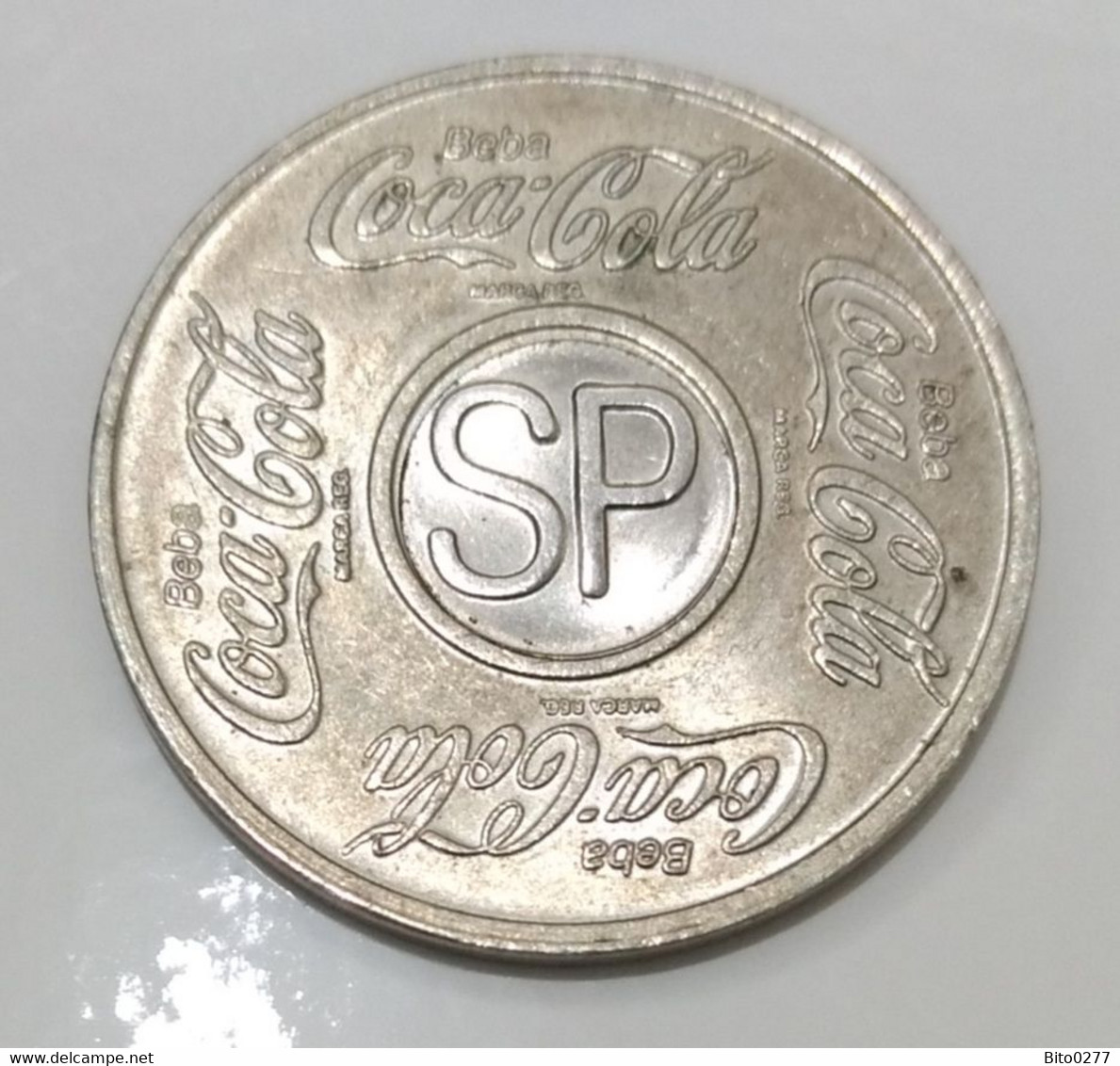 Soda Machines Brazil Coin Coca-Cola SP - Uithangborden