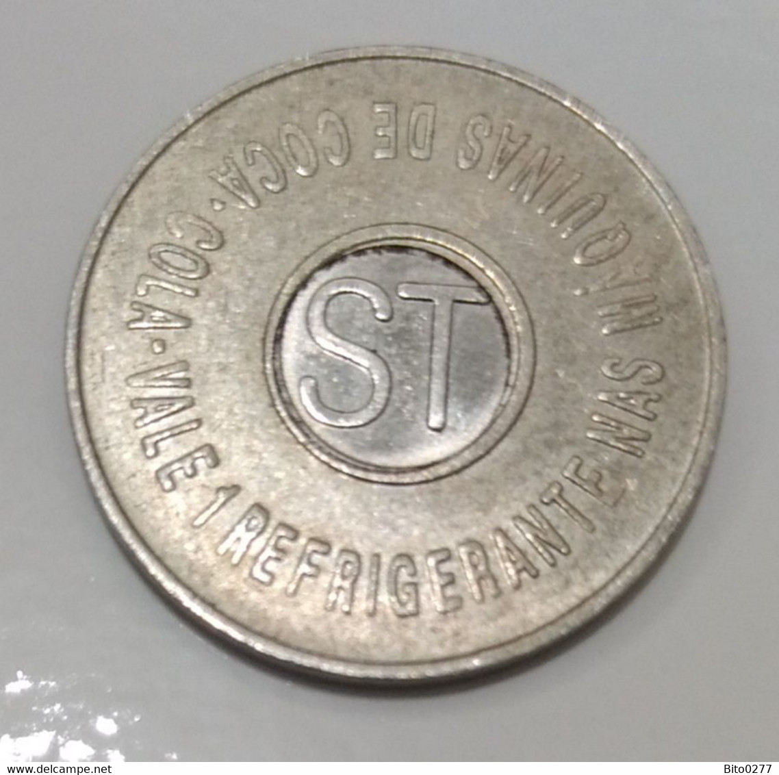 Soda Machines Brazil Coin Coca-Cola ST - Schilder