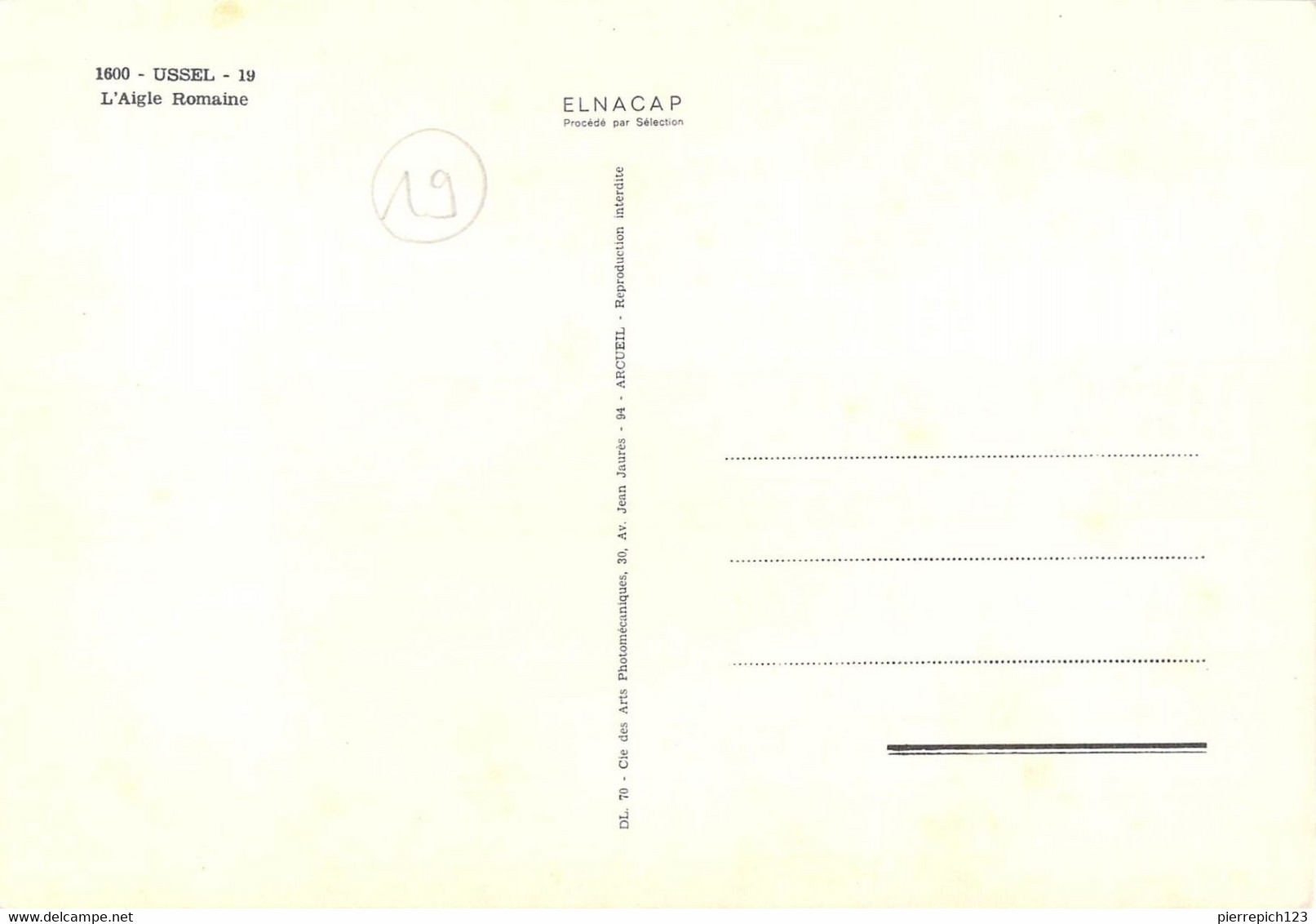 19 - Ussel - L'Aigle Romain - Ussel