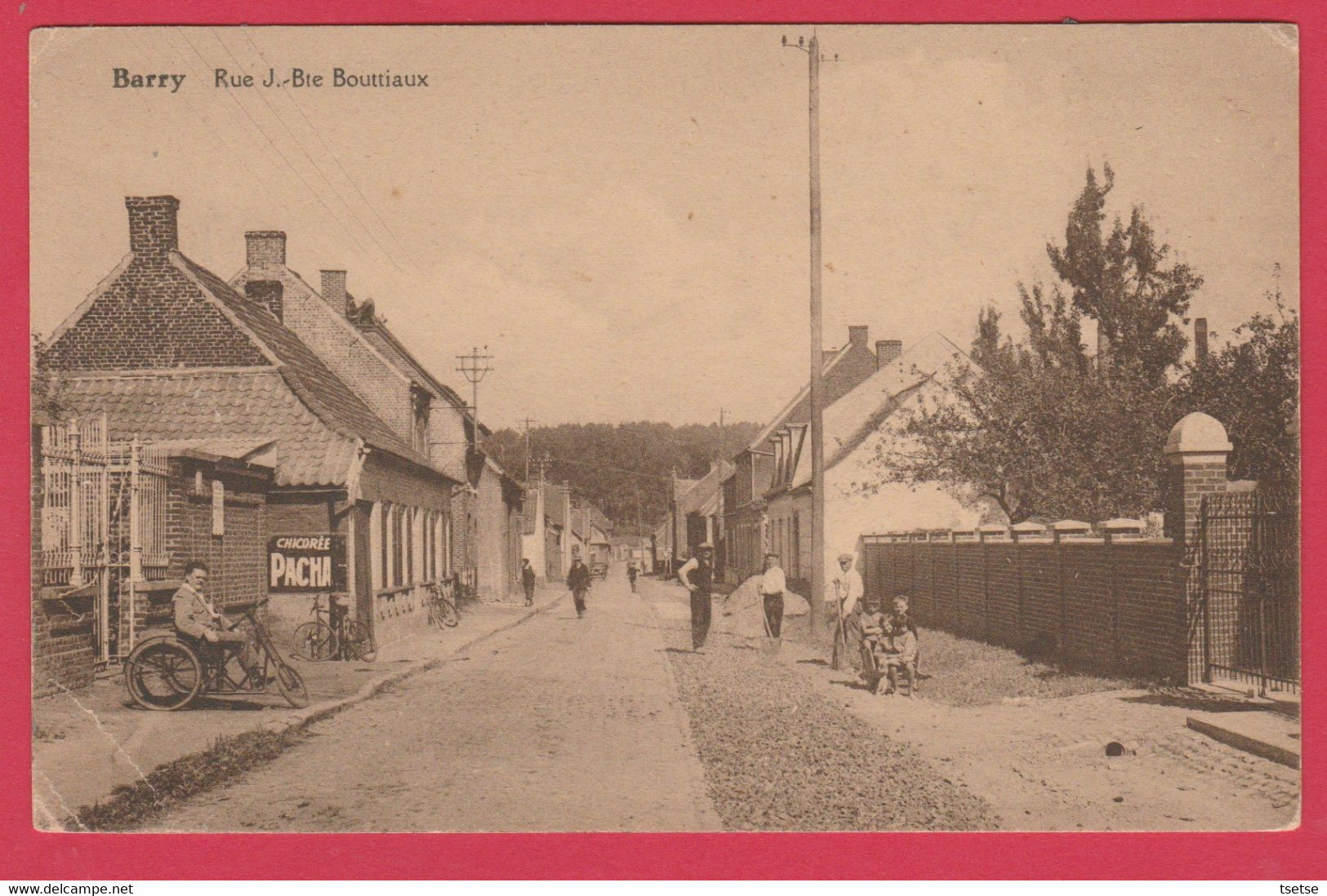 Barry - Rue J-Bte Boutiaux ...carte Animée , Personne Handicapée  ( Voir Verso ) - Tournai