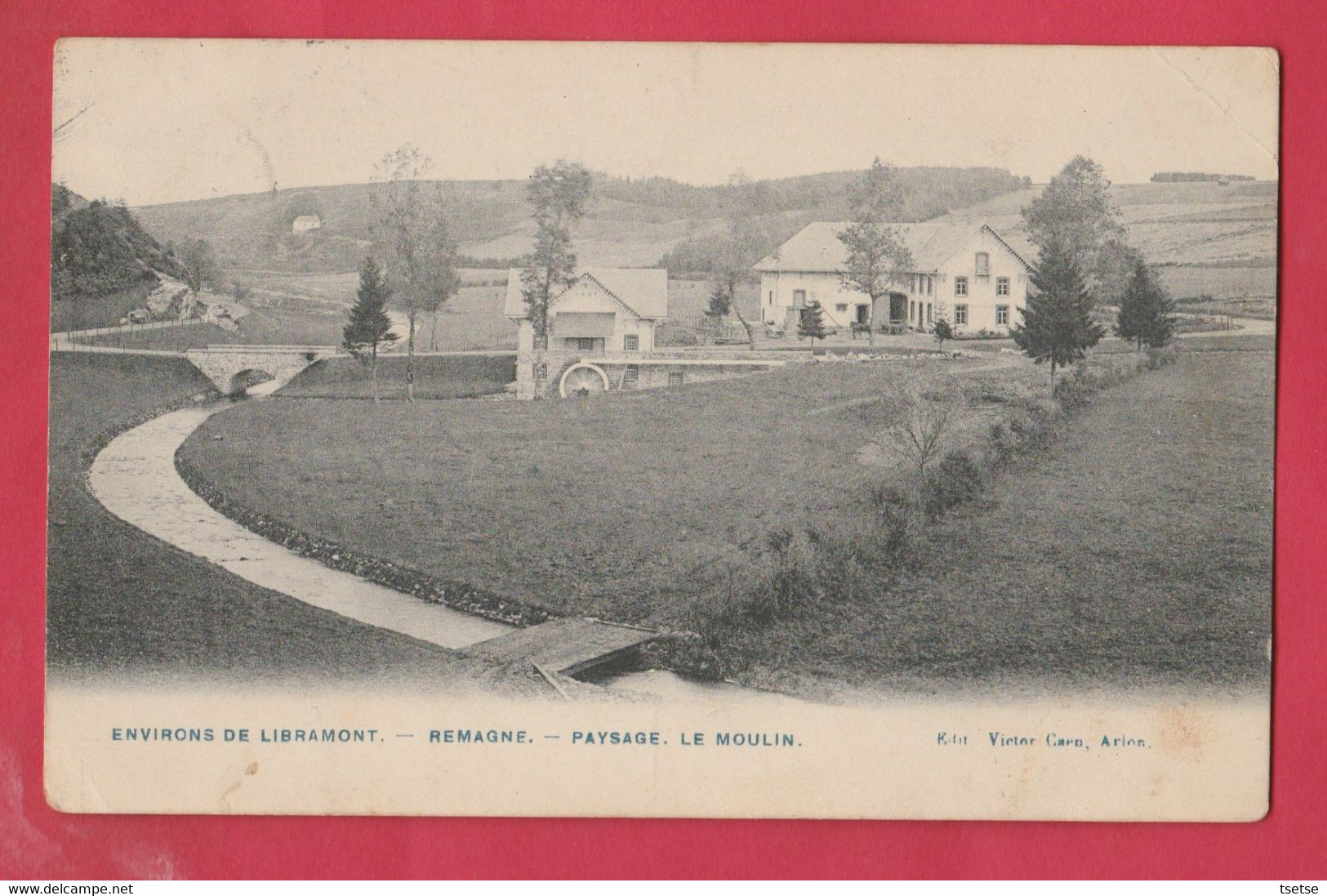 Remagne - Paysage - Le Moulin - 1908  ( Voir Verso ) - Libramont-Chevigny