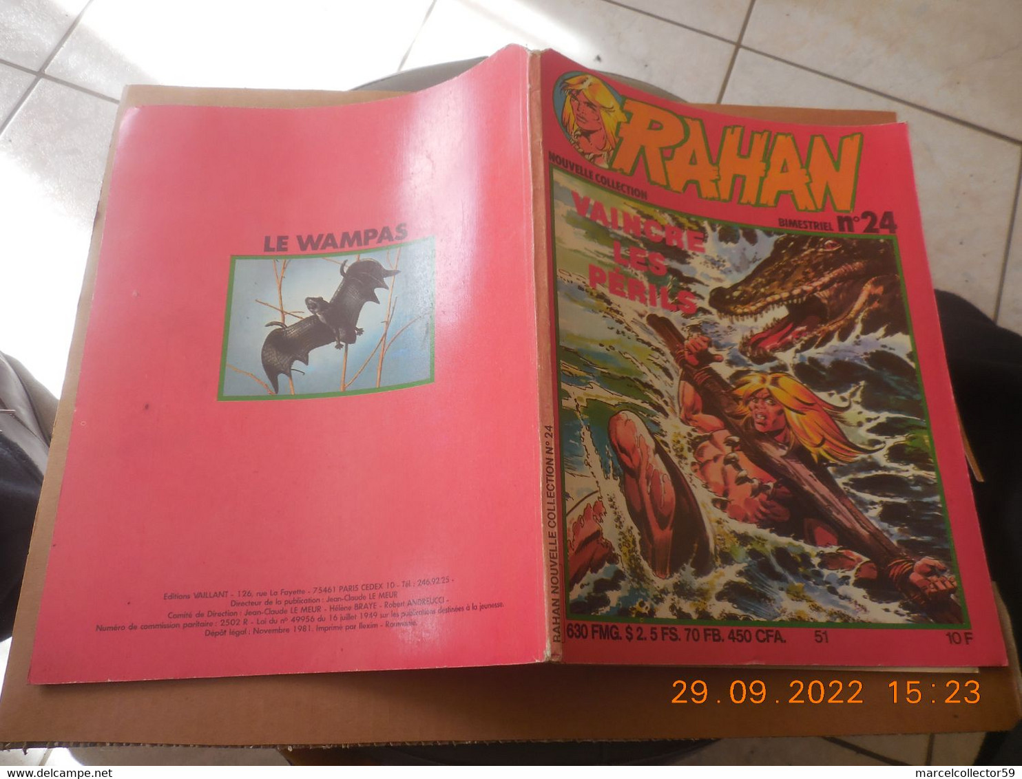 Rahan N°24 Année 1981 Be - Rahan