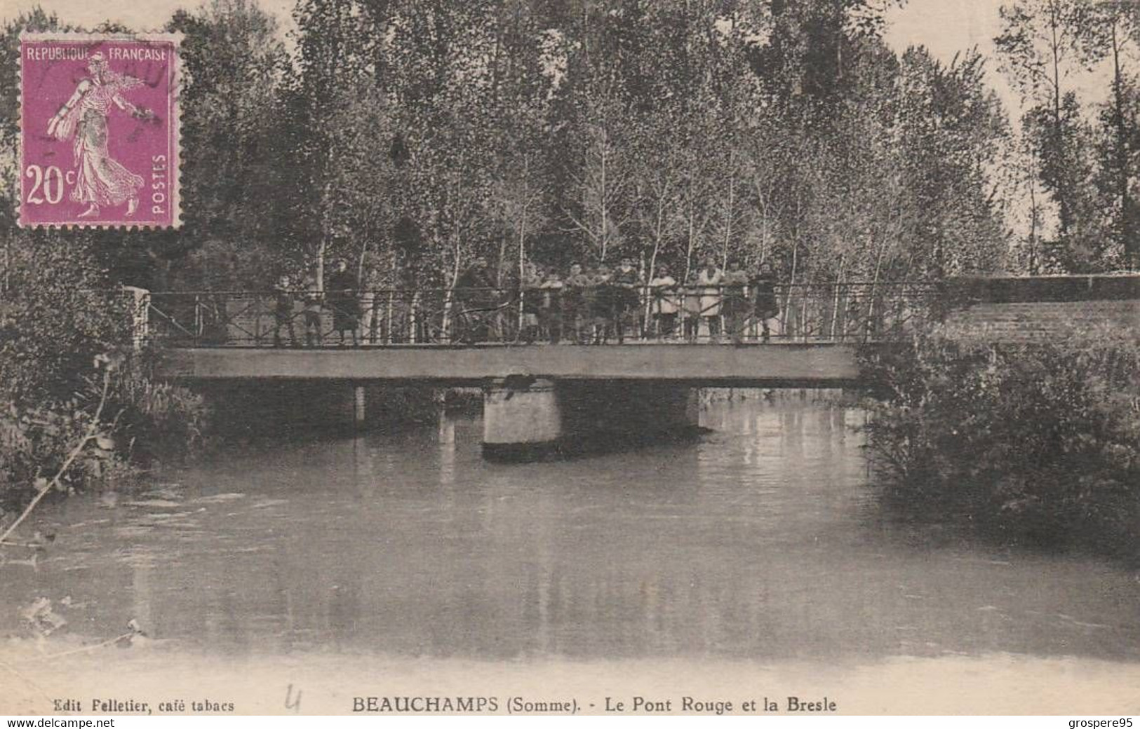 BEAUCHAMPS LE PONT ROUGE ET LA BRESLE 1934 - Otros & Sin Clasificación