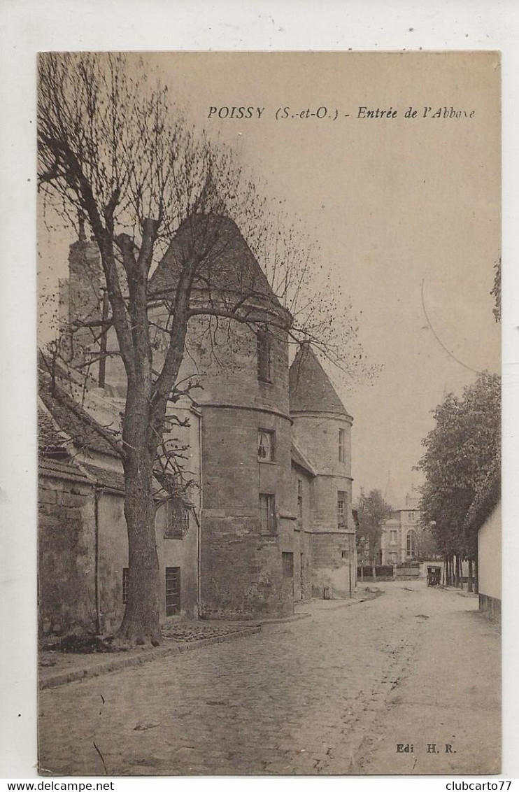 Poissy (78) : L'entrée De L'abbaye En 1920 PF - Poissy