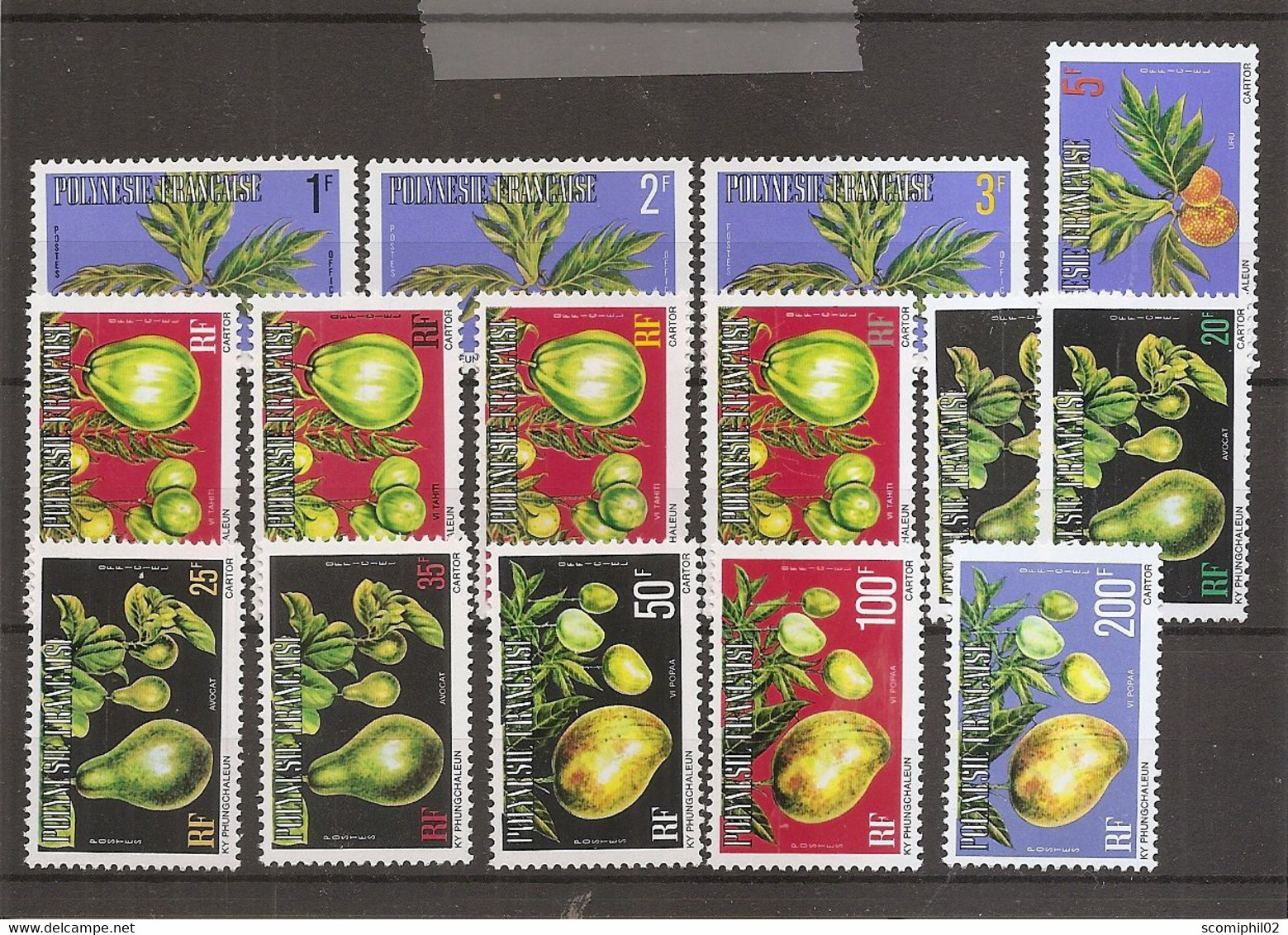 Polynésie ( Services 1/15A XXX -MNH ) - Dienstmarken