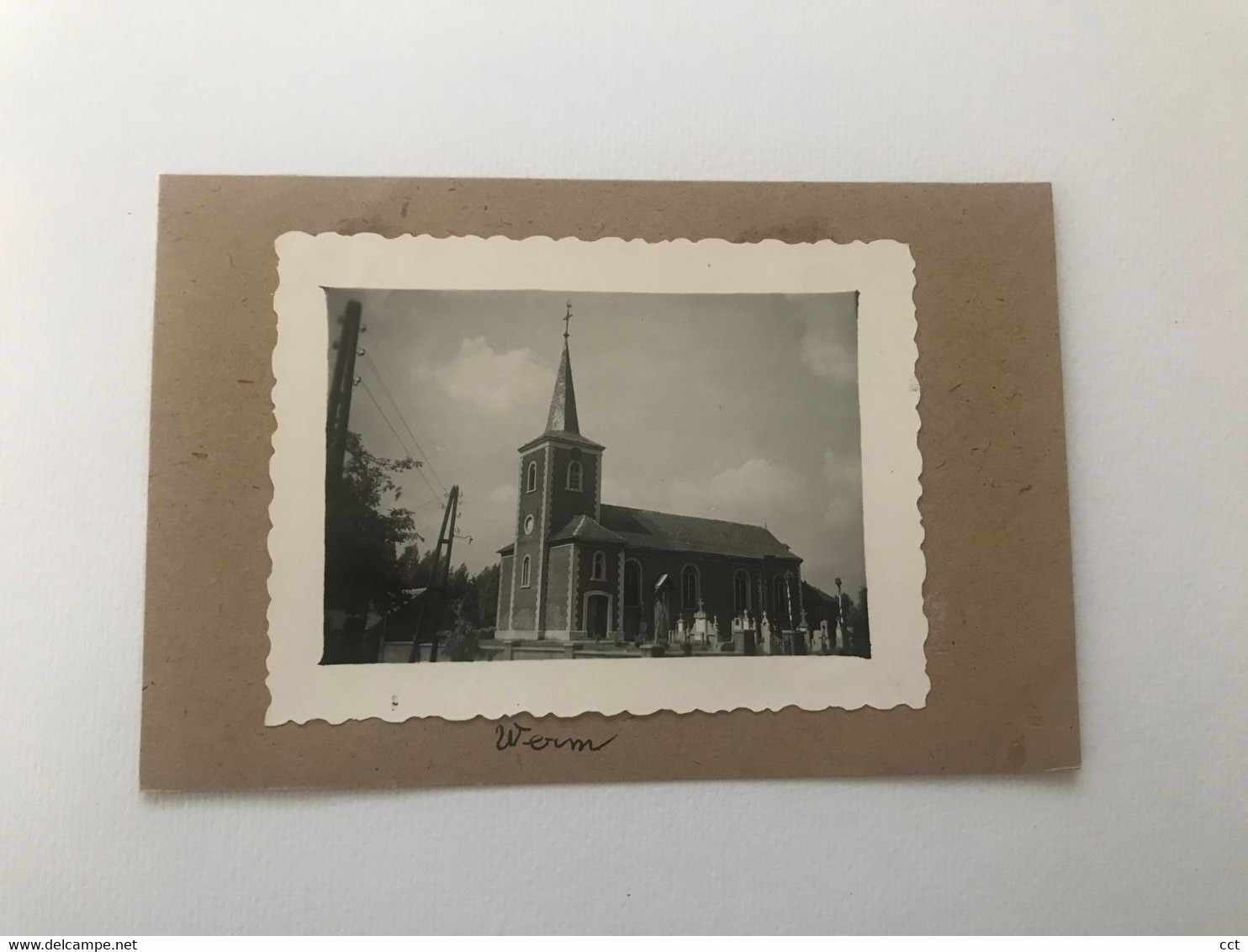 Werm  Hoeselt   FOTO Van De Kerk En Kerkhof  (afmeting 9,5 X 7 Cm) - Höselt