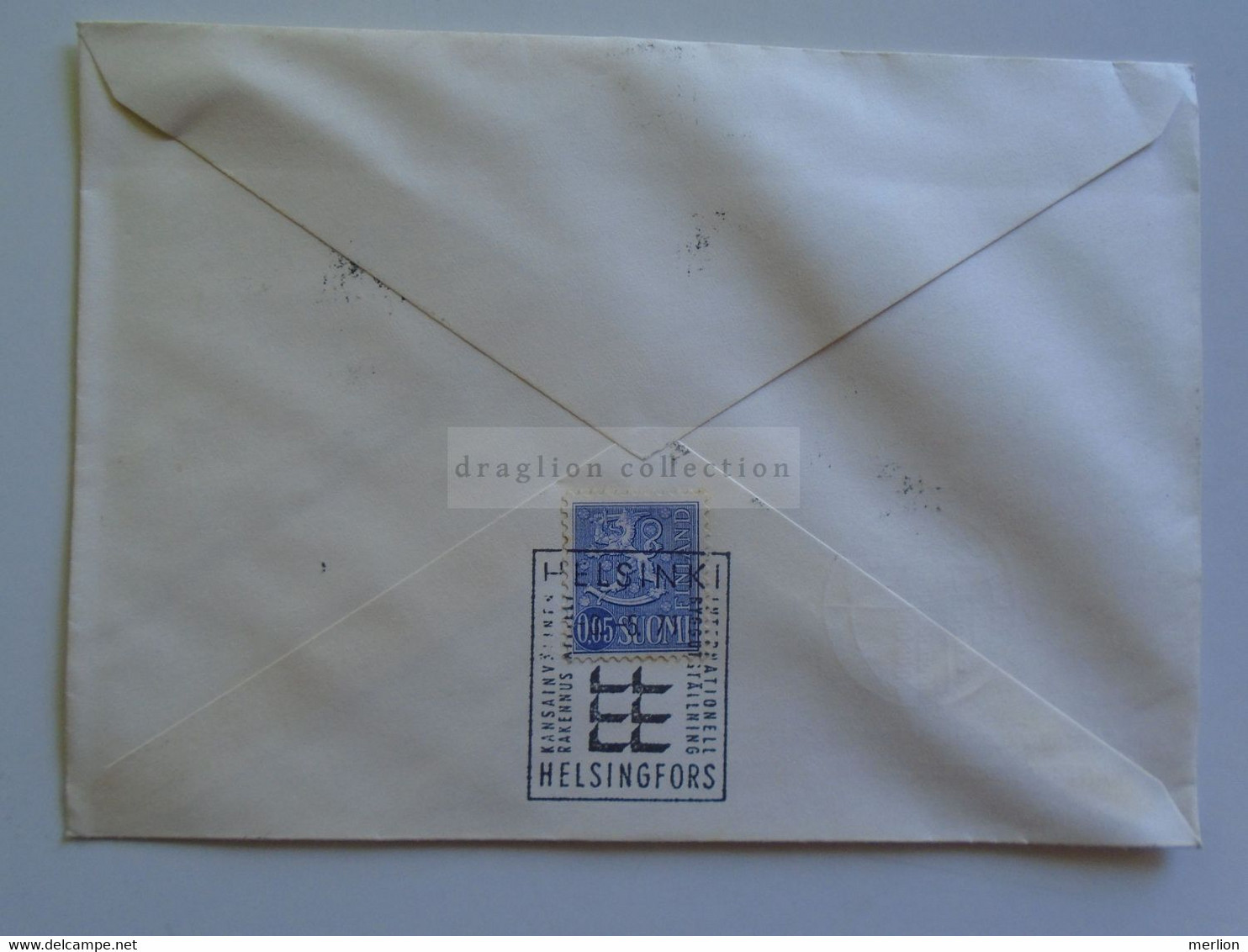 D179751  Suomi Finland Registered Cover - Cancel  Helsinki Helsingfors 1971    Sent To Hungary - Storia Postale