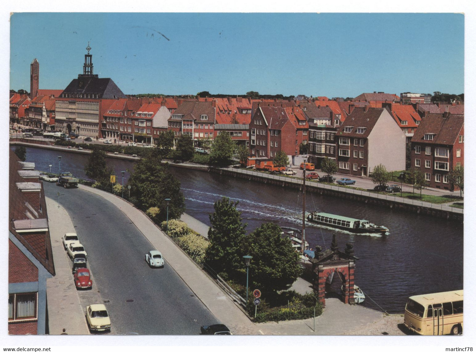 2970 Emden Ratsdelft Und Rathaus Gel. 1972 - Emden