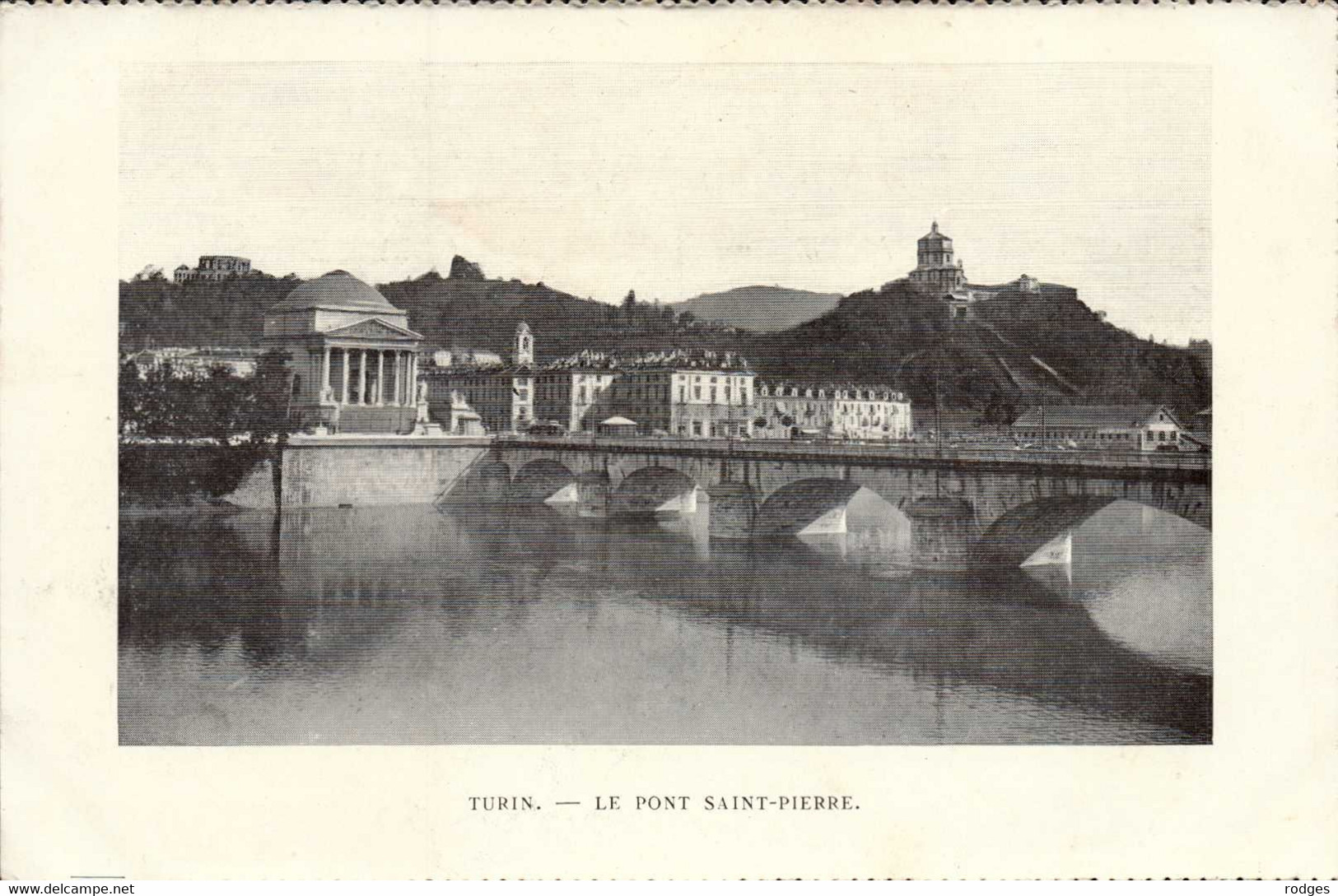 ITALIE , Cpa  TURIN , Le Pont Saint Pierre (16032) - Pontes