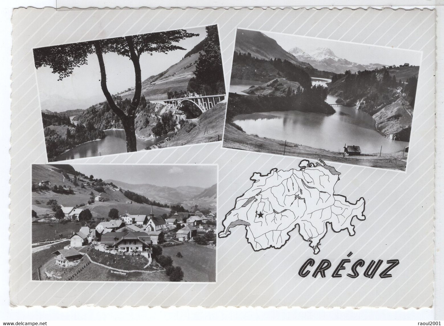 SUISSE - CRESUZ Crésuz ( Gruyère ) - Vue Aérienne - Multivues - Crésuz