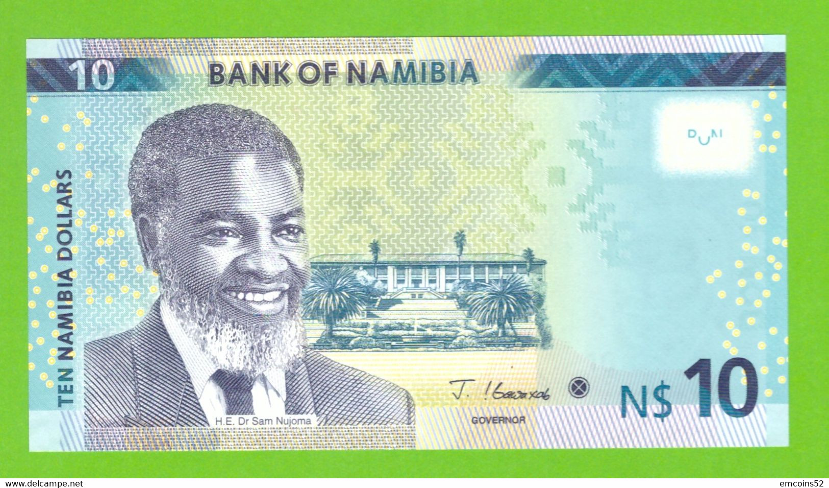 NAMIBIA 10 DOLLARS 2021   P-16b UNC - Namibie