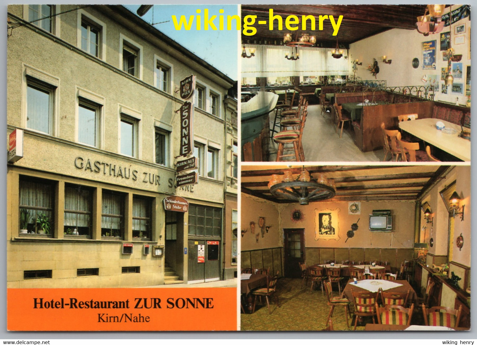 Kirn An Der Nahe - Hotel Restaurant Zur Sonne 1   Dauerhaft Geschlossen - Kirn