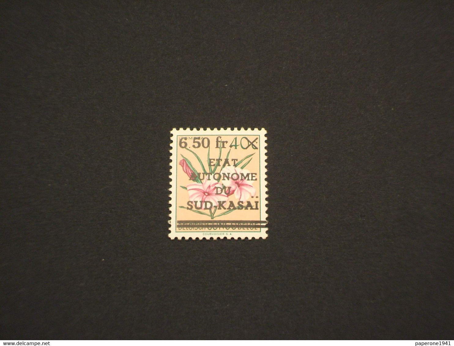 SUD KASAI  - 1961 FIORE 6,50su40 - NUOVO(++) - Süd-Kasai