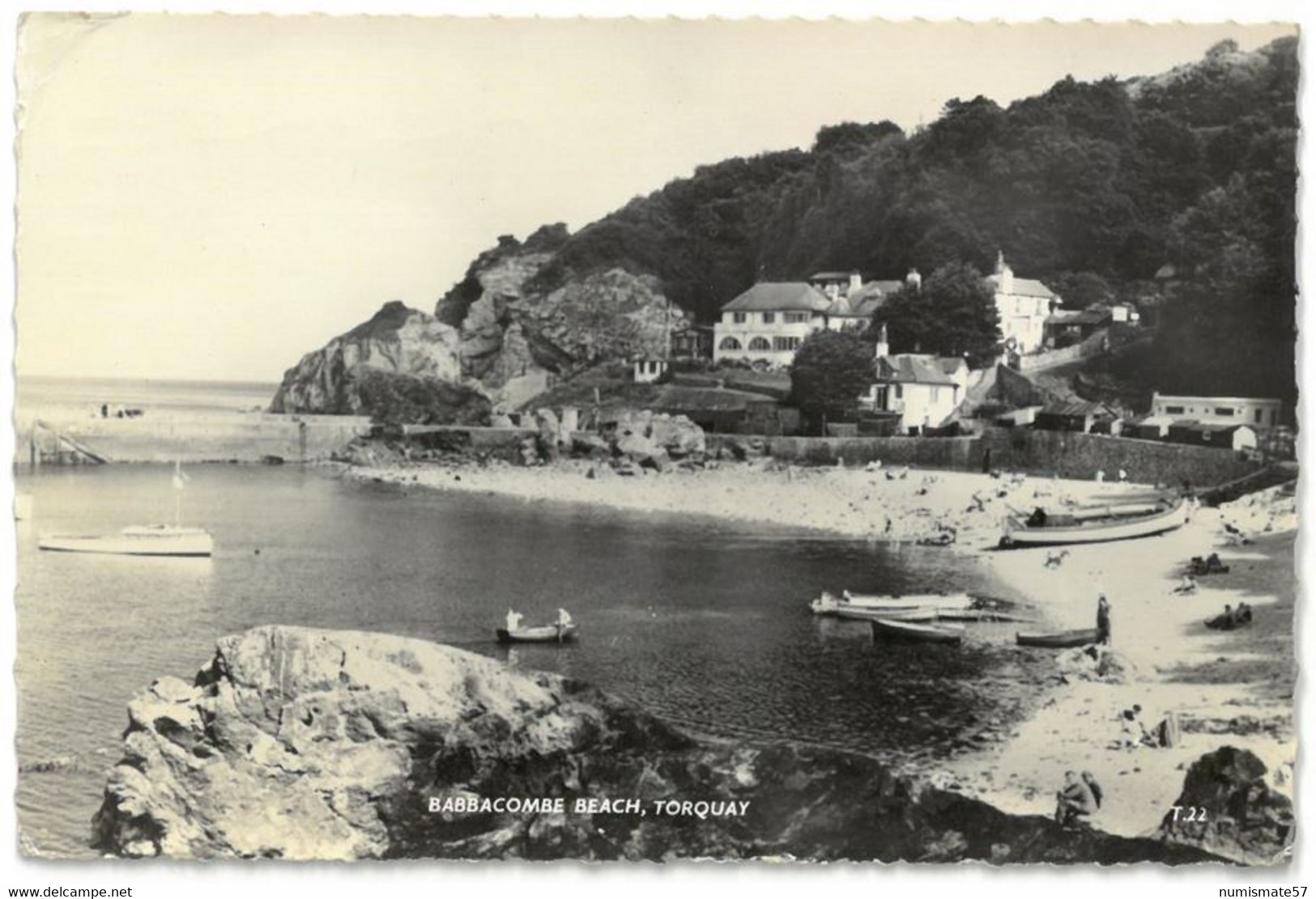 CPSM TORQUAY - BABBACOMBE BEACH - Lansdowne Publisher - Torquay