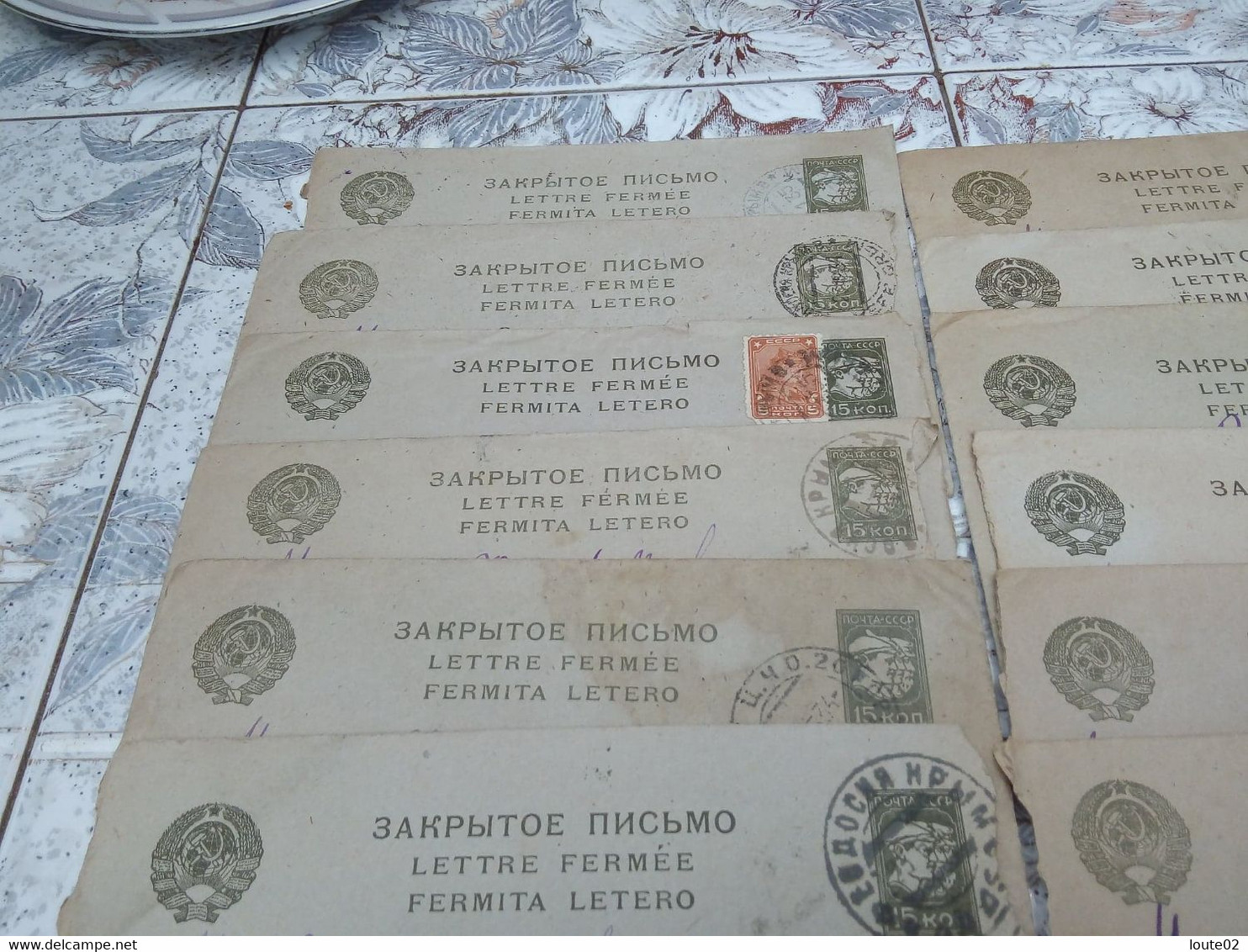 18 ENVELOPPES DE RUSSIE 1934 1935 - Altri & Non Classificati