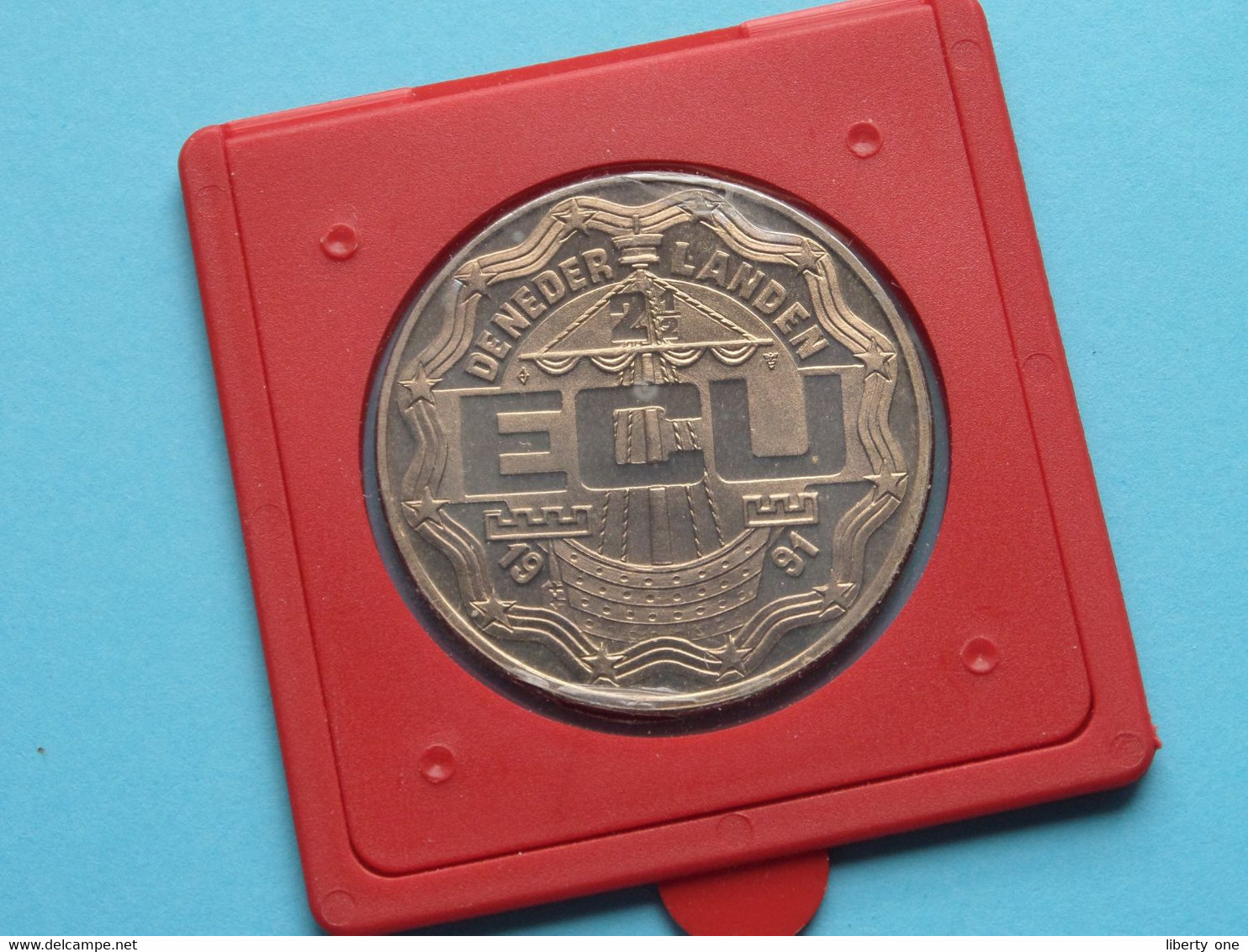 2 1/2 ECU De Nederlanden 1991 - 75e Int. VIERDAAGSE NIJMEGEN ( For Grade, Please See Photo ) ! - Trade Coins