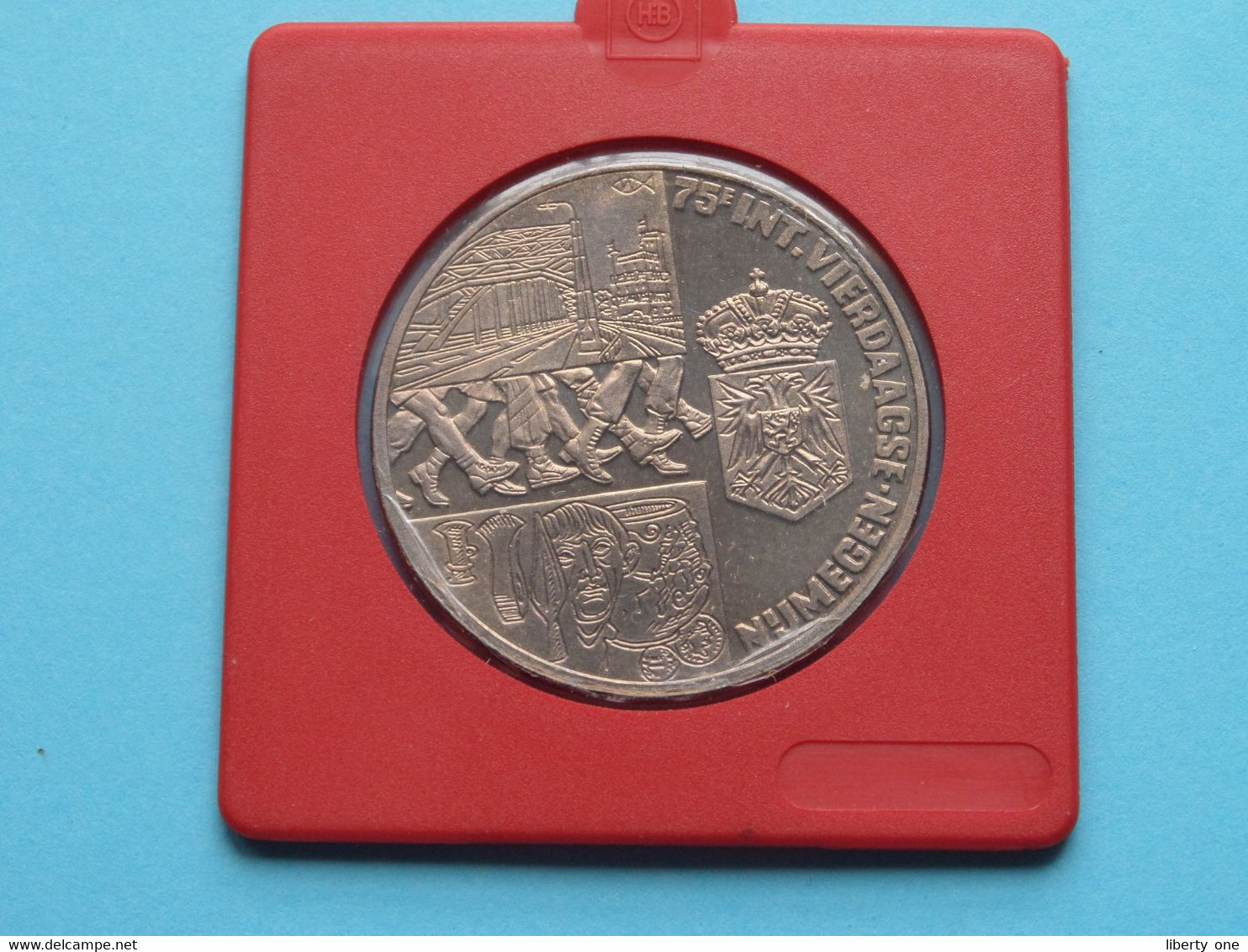 2 1/2 ECU De Nederlanden 1991 - 75e Int. VIERDAAGSE NIJMEGEN ( For Grade, Please See Photo ) ! - Monedas Comerciales