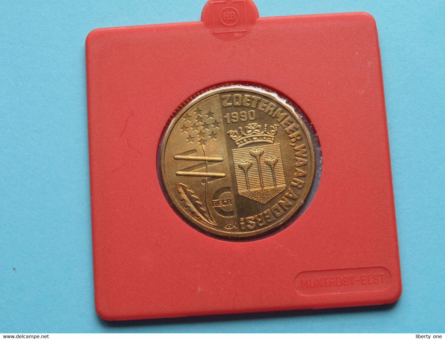 1 ECU De Nederlanden 1990 - ZOETERMEER, WAAR ANDERS ! ( For Grade, Please See Photo ) ! - Trade Coins